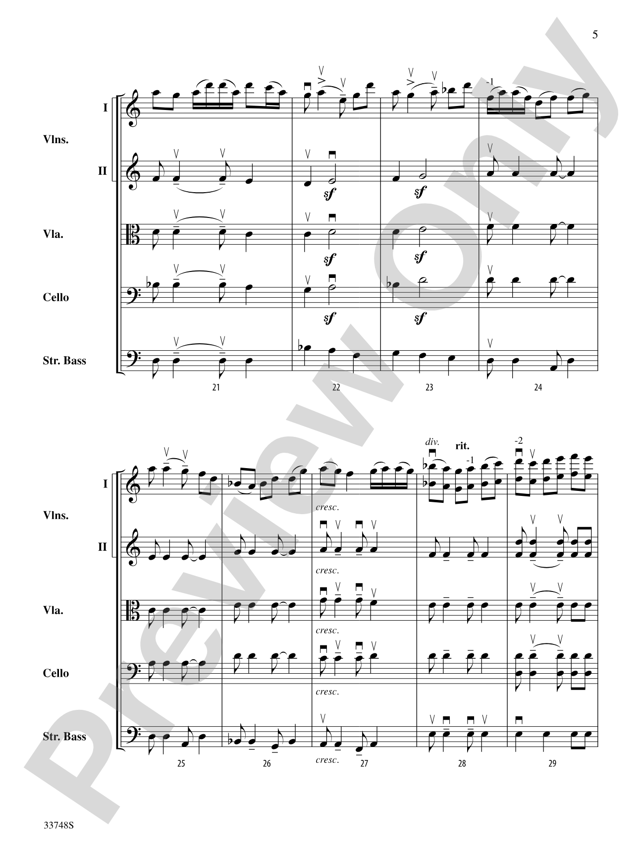 Dixie Highway: String Orchestra Conductor Score & Parts