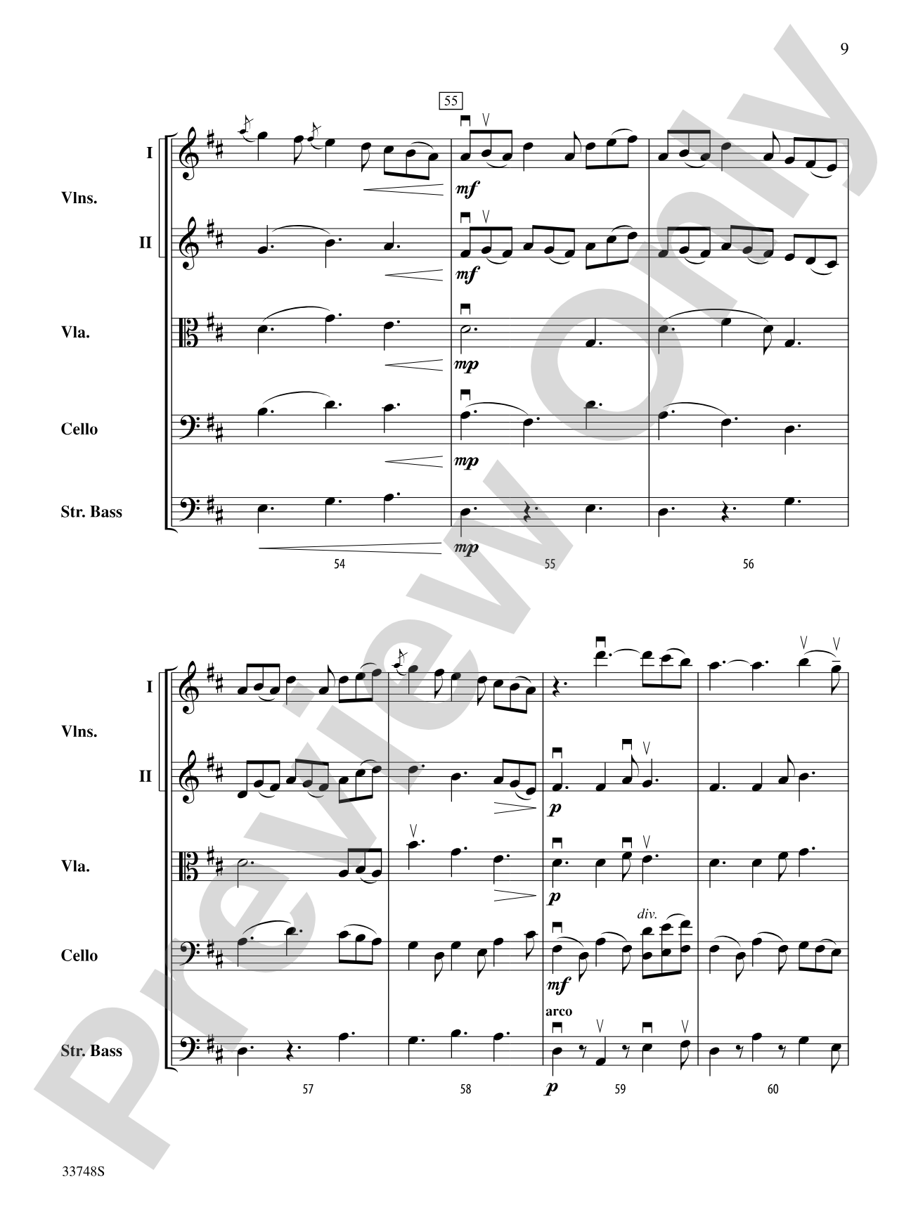 Dixie Highway: String Orchestra Conductor Score & Parts