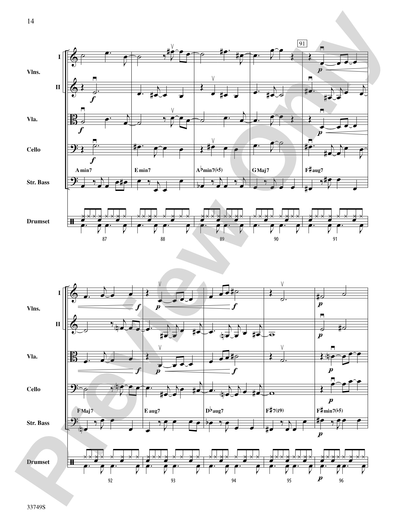 Molecules and Stars: String Orchestra Conductor Score & Parts