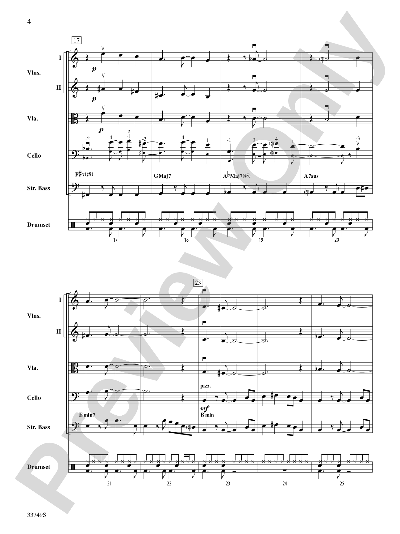 Molecules and Stars: String Orchestra Conductor Score & Parts