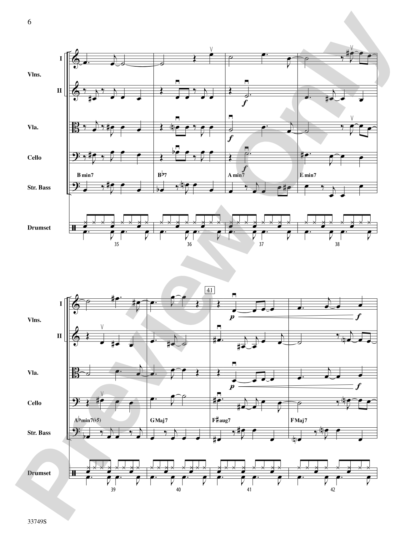 Molecules and Stars: String Orchestra Conductor Score & Parts