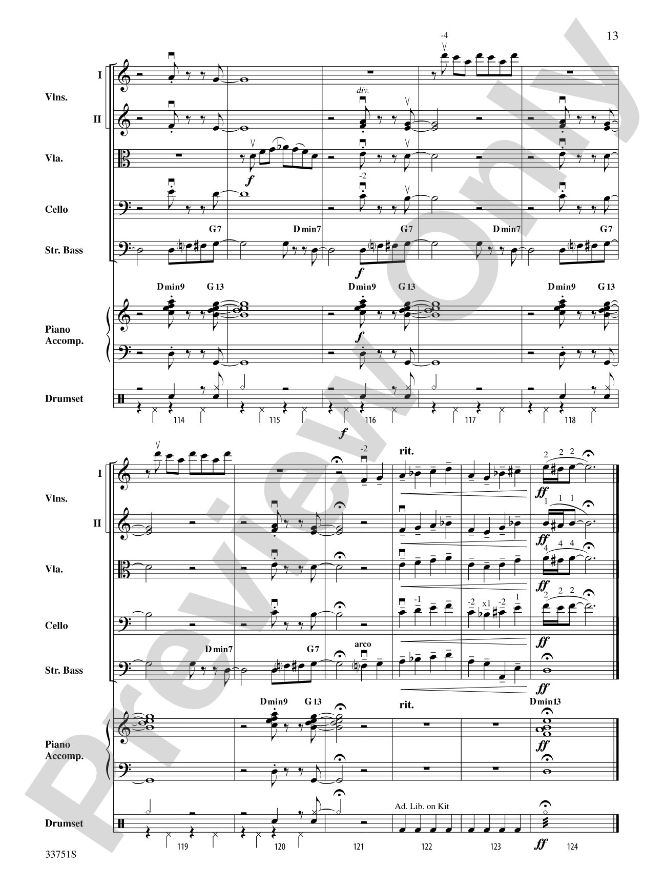 God Rest Ye Merry Gentlemen: String Orchestra Conductor Score & Parts