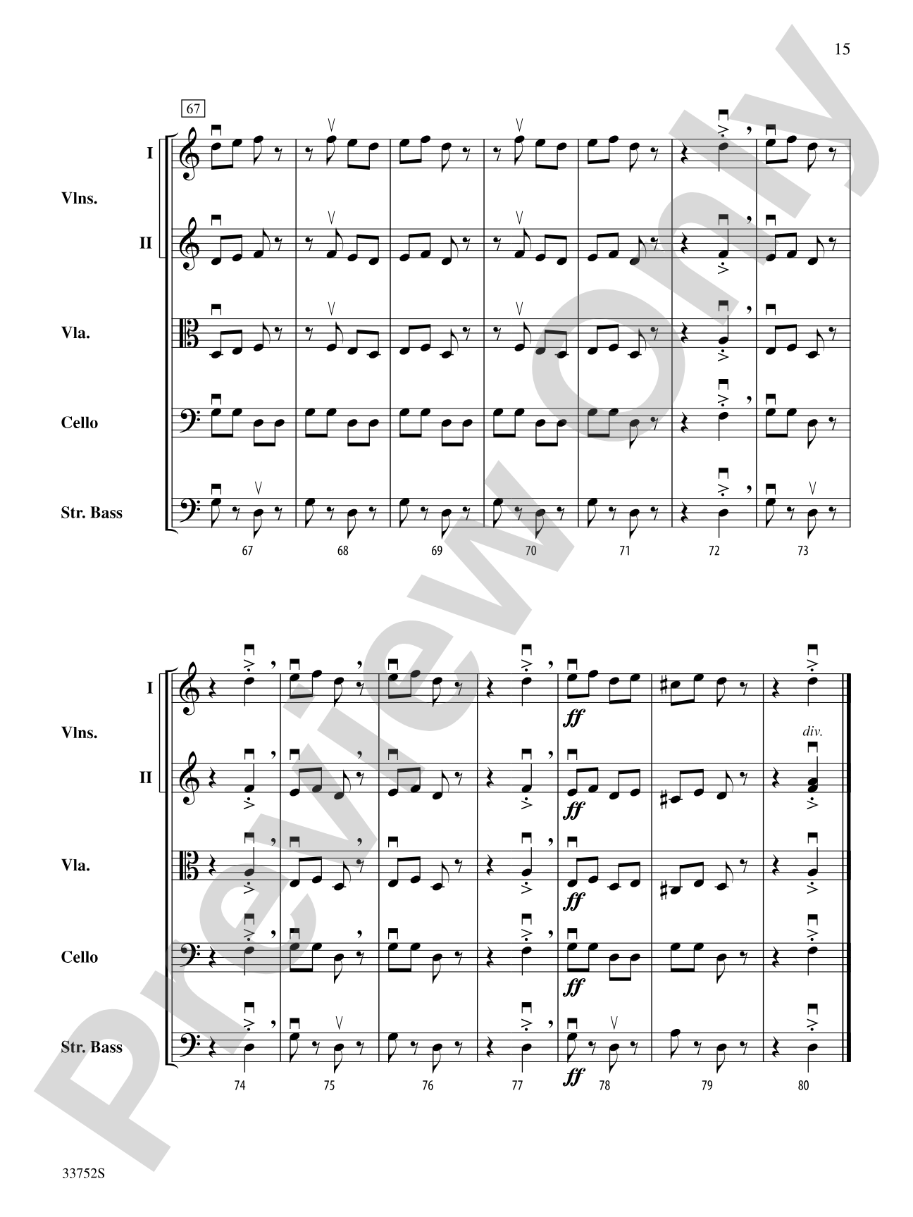 Dancing with the Tzars: String Orchestra Conductor Score & Parts