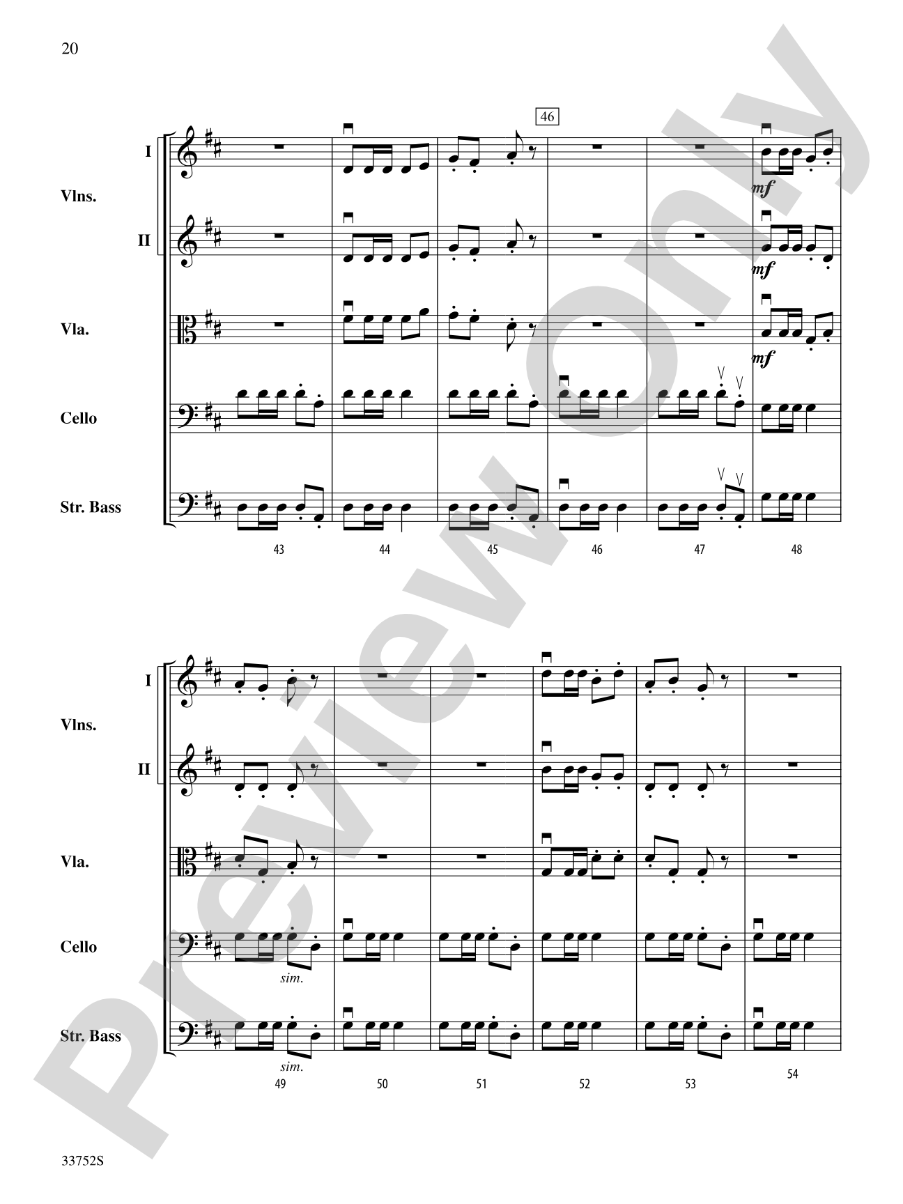 Dancing with the Tzars: String Orchestra Conductor Score & Parts