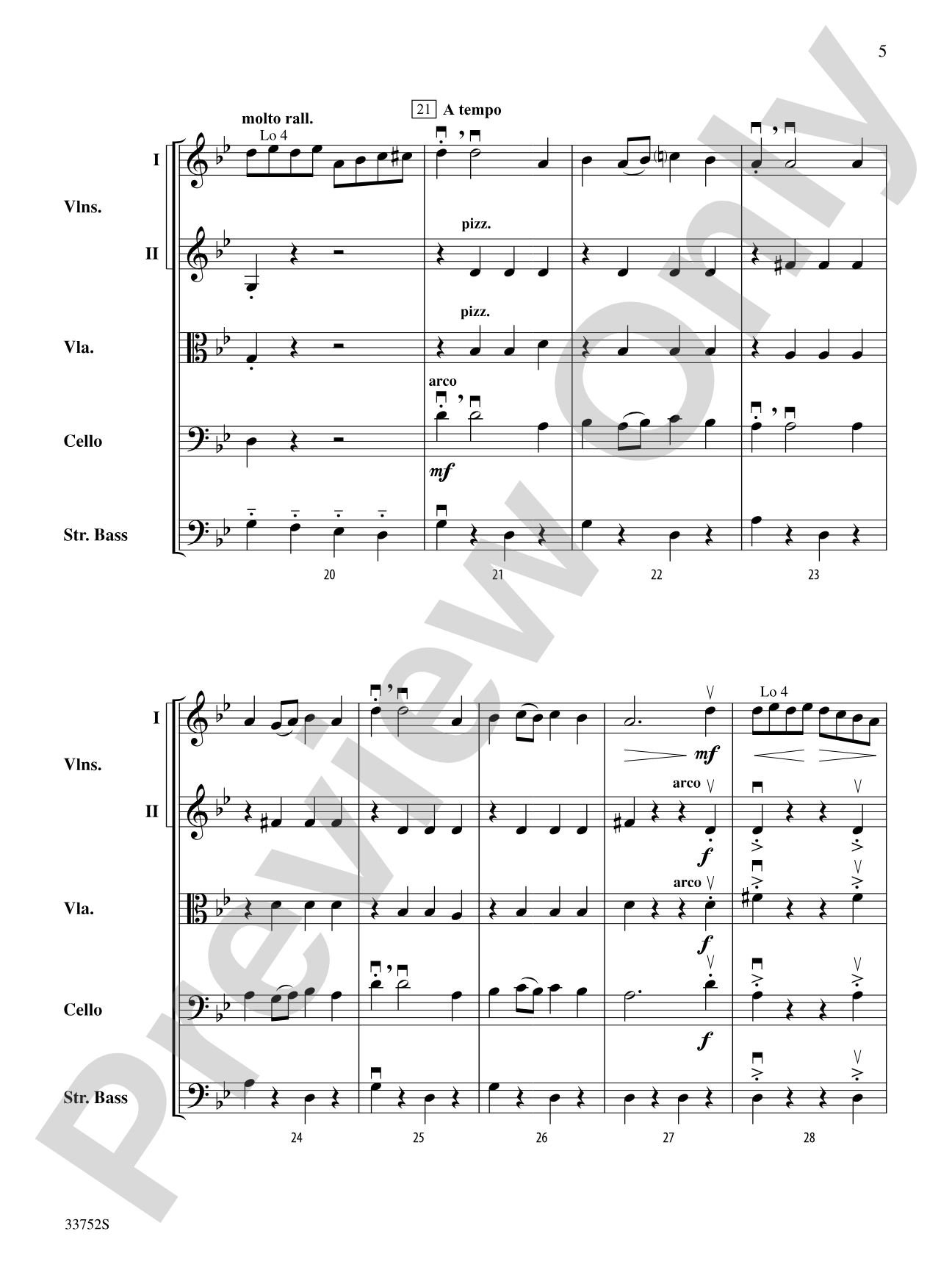 Dancing with the Tzars: String Orchestra Conductor Score & Parts