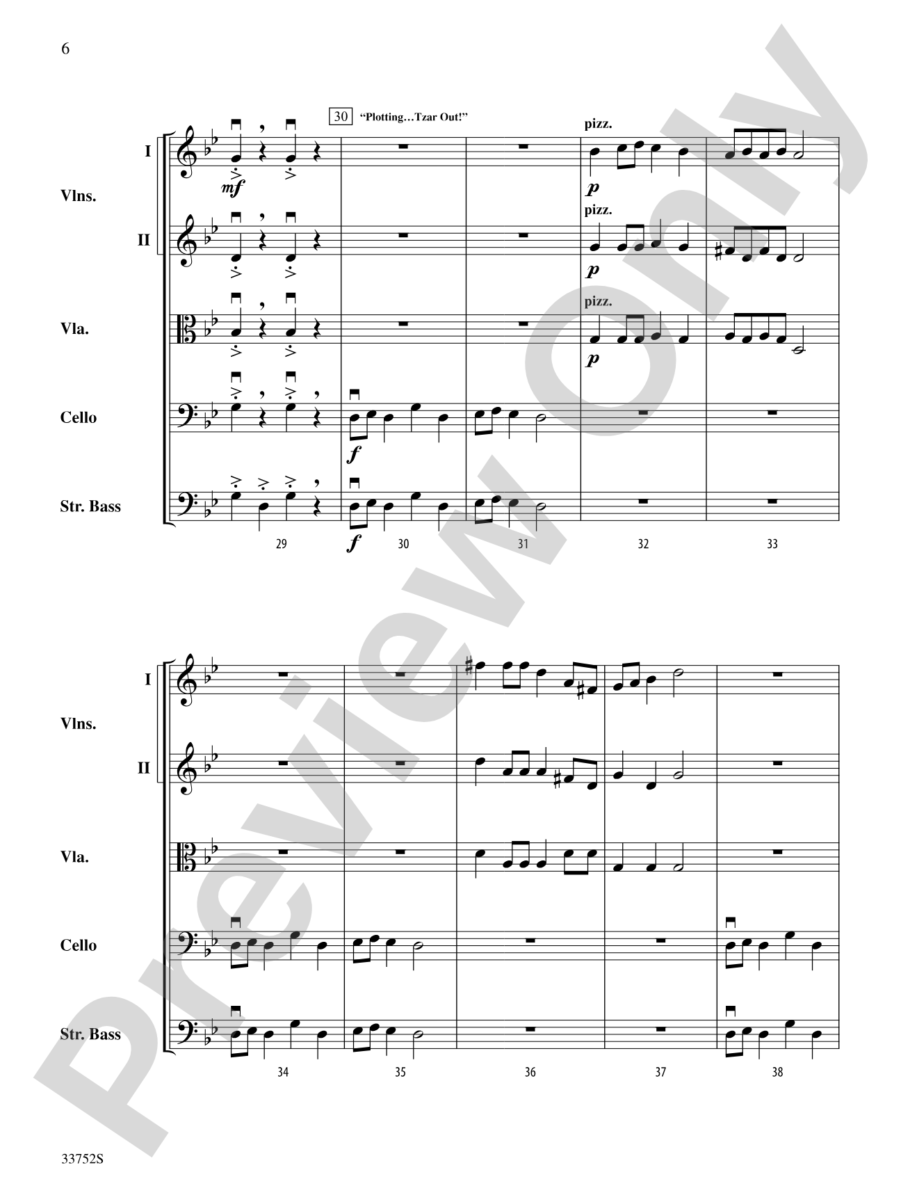 Dancing with the Tzars: String Orchestra Conductor Score & Parts