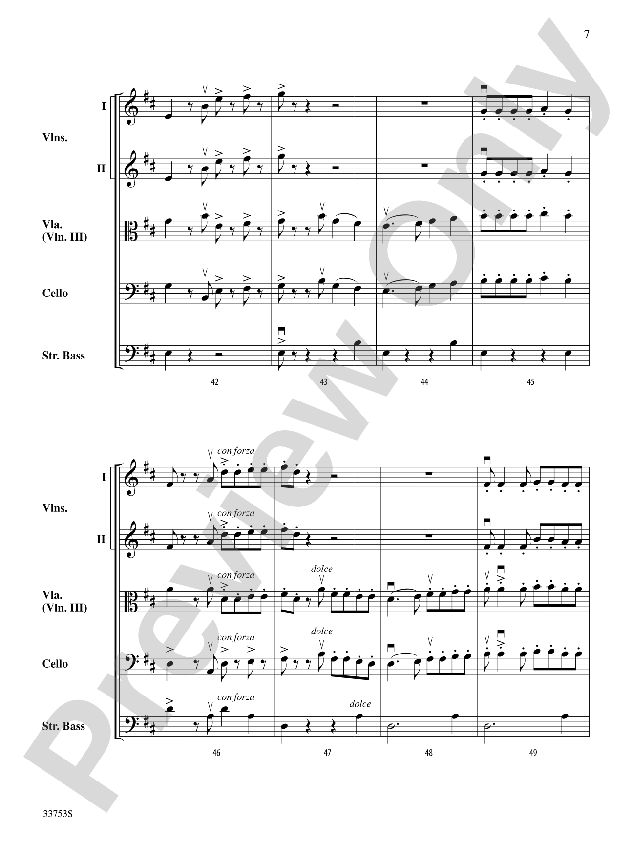 Hanukkah Habanera: String Orchestra Conductor Score & Parts