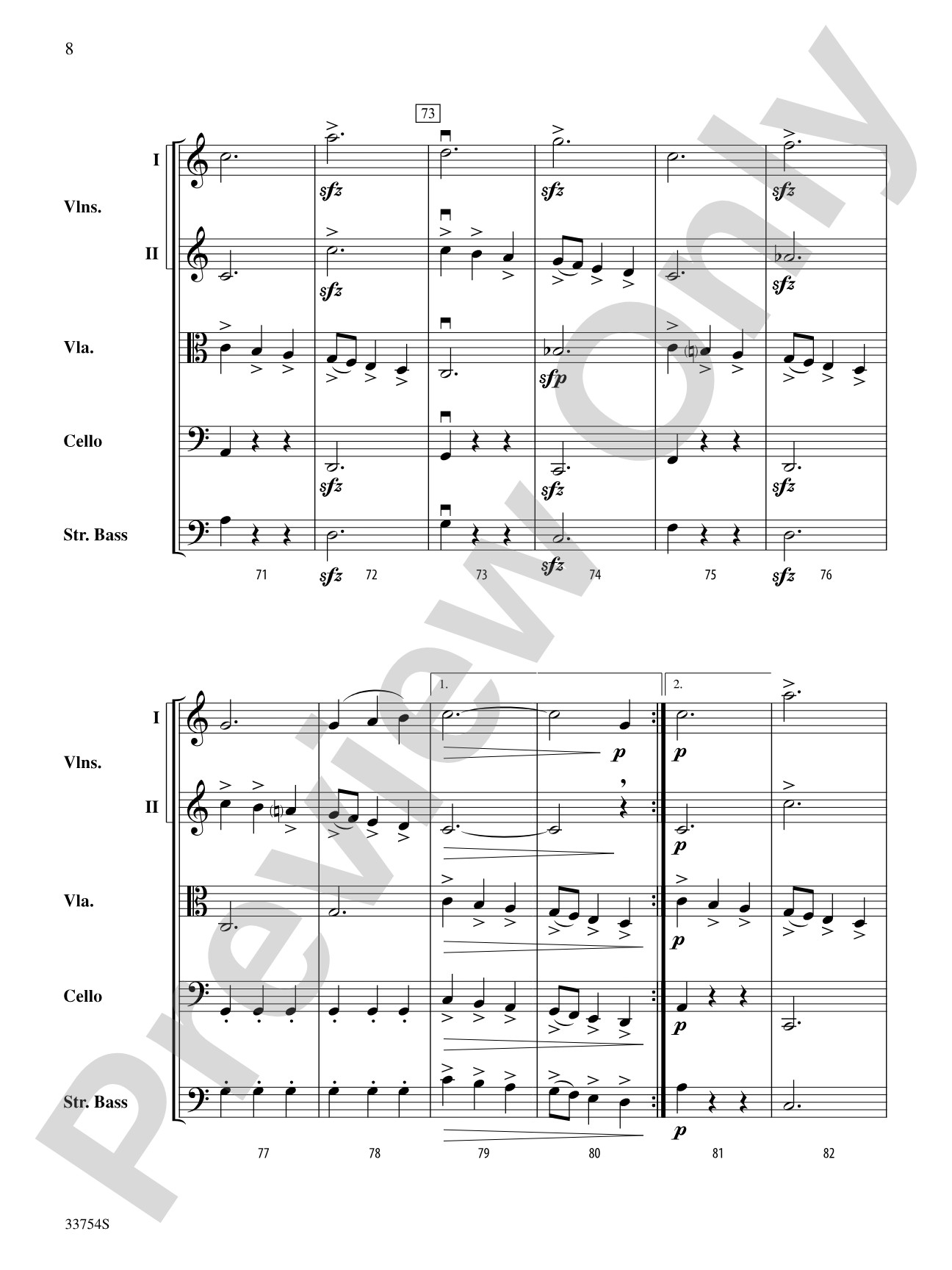 Waltz Around the Scale: String Orchestra Conductor Score & Parts