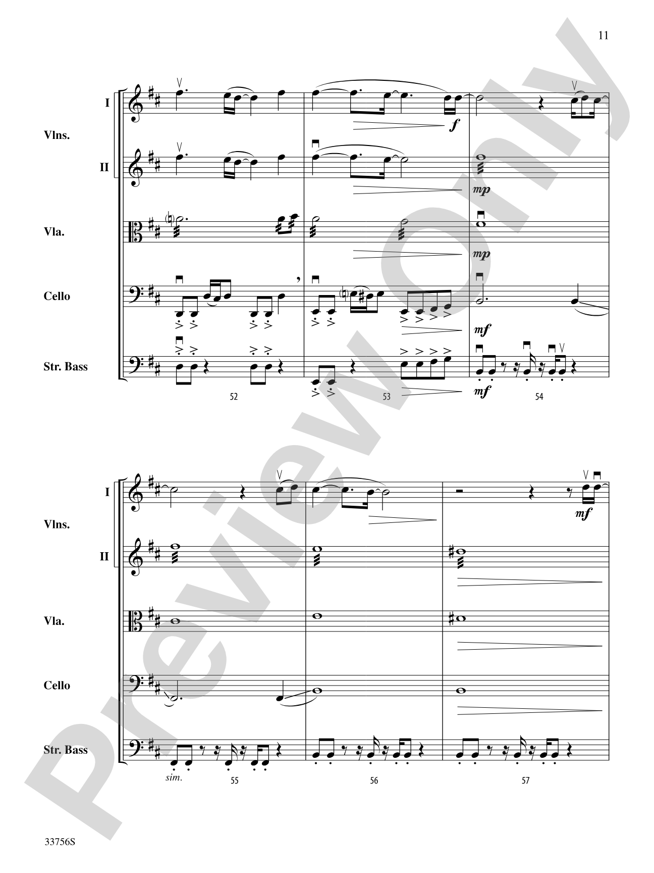 Exit Music (For a Film): String Orchestra Conductor Score & Parts
