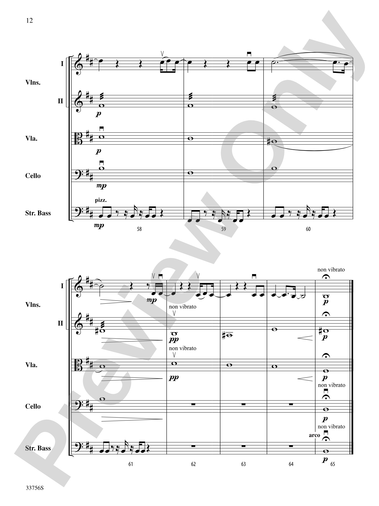 Exit Music (For a Film): String Orchestra Conductor Score & Parts
