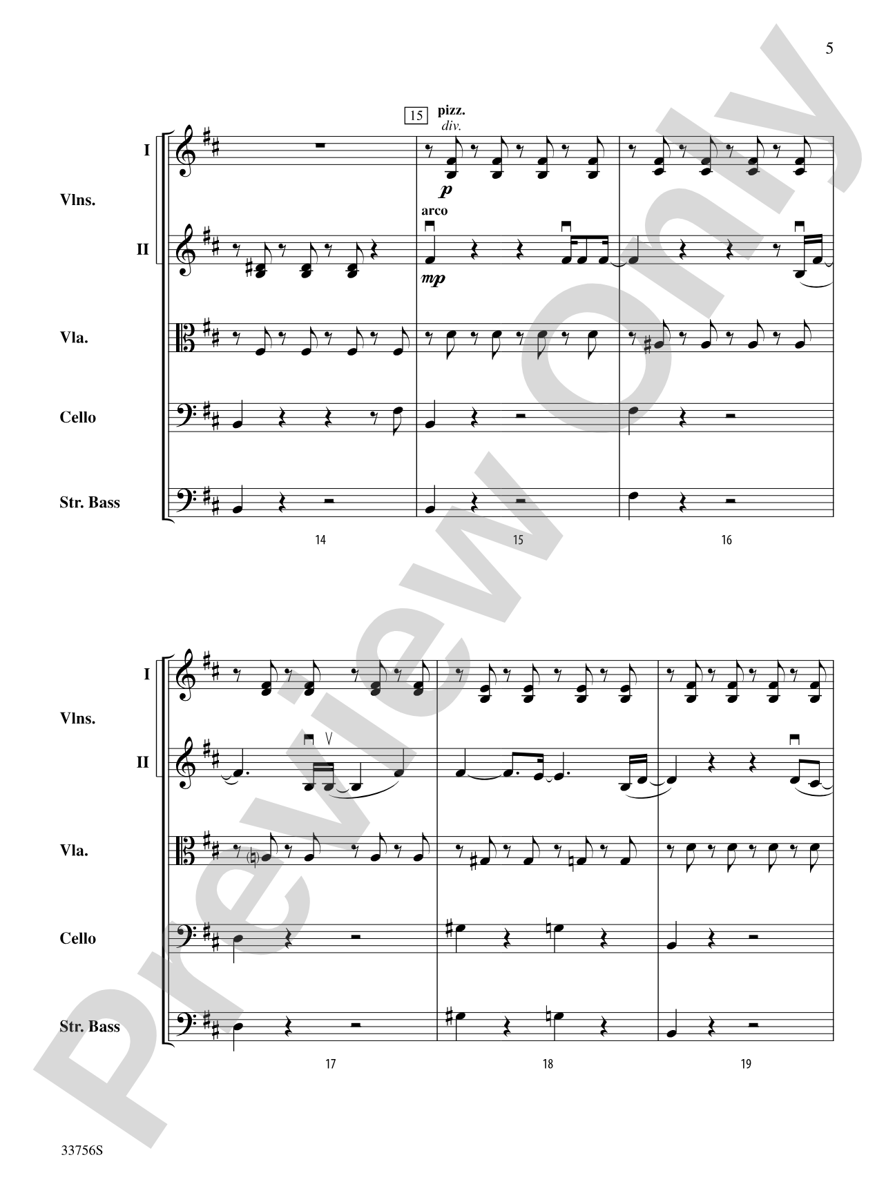 Exit Music (For a Film): String Orchestra Conductor Score & Parts