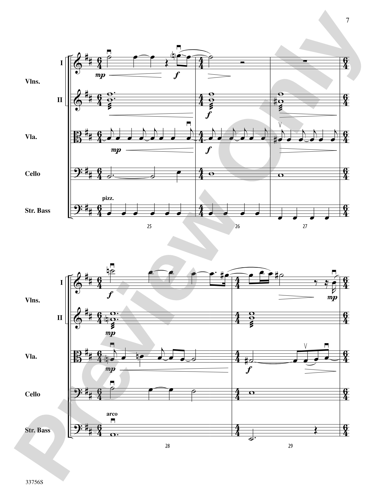 Exit Music (For a Film): String Orchestra Conductor Score & Parts