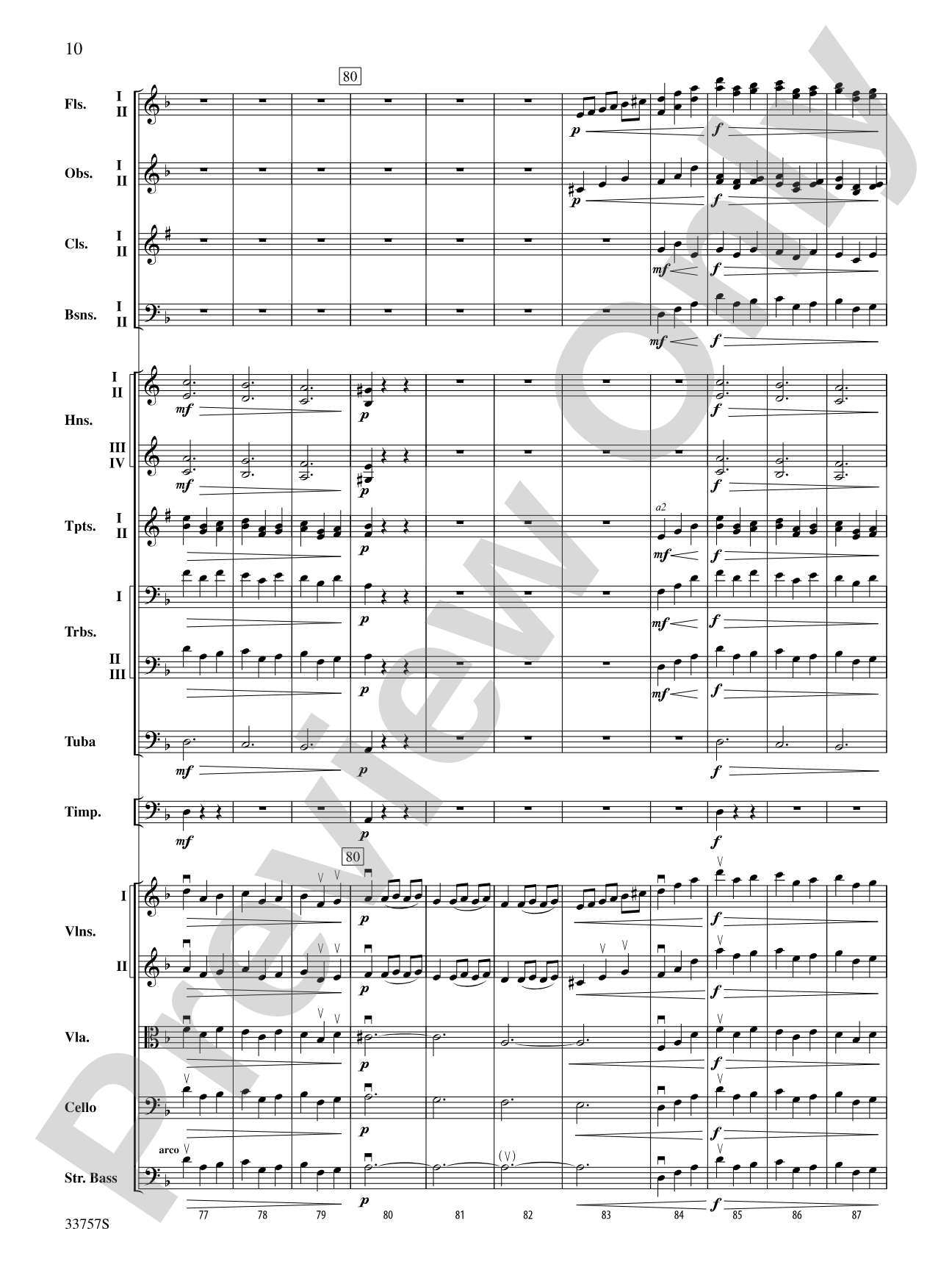 The Quest: Full Orchestra Conductor Score & Parts