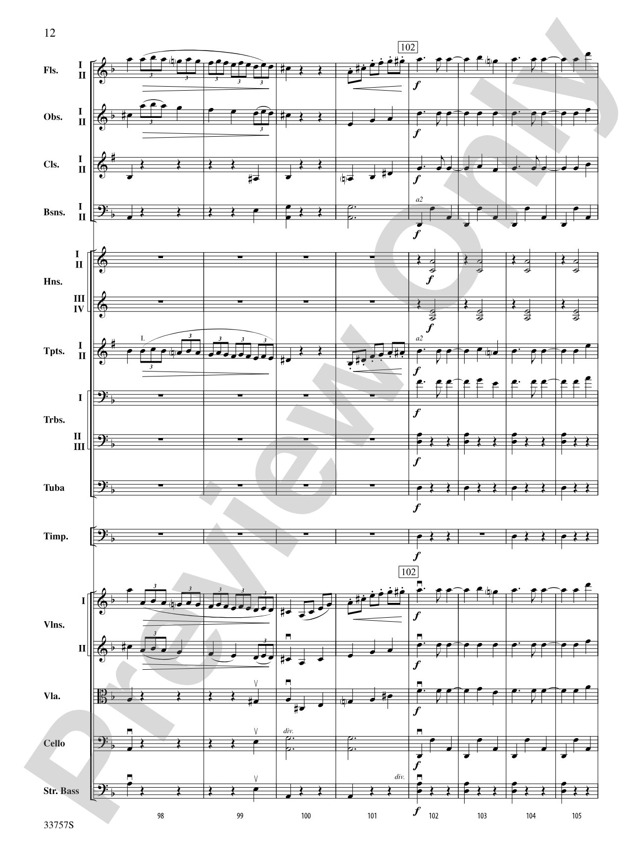 The Quest: Full Orchestra Conductor Score & Parts