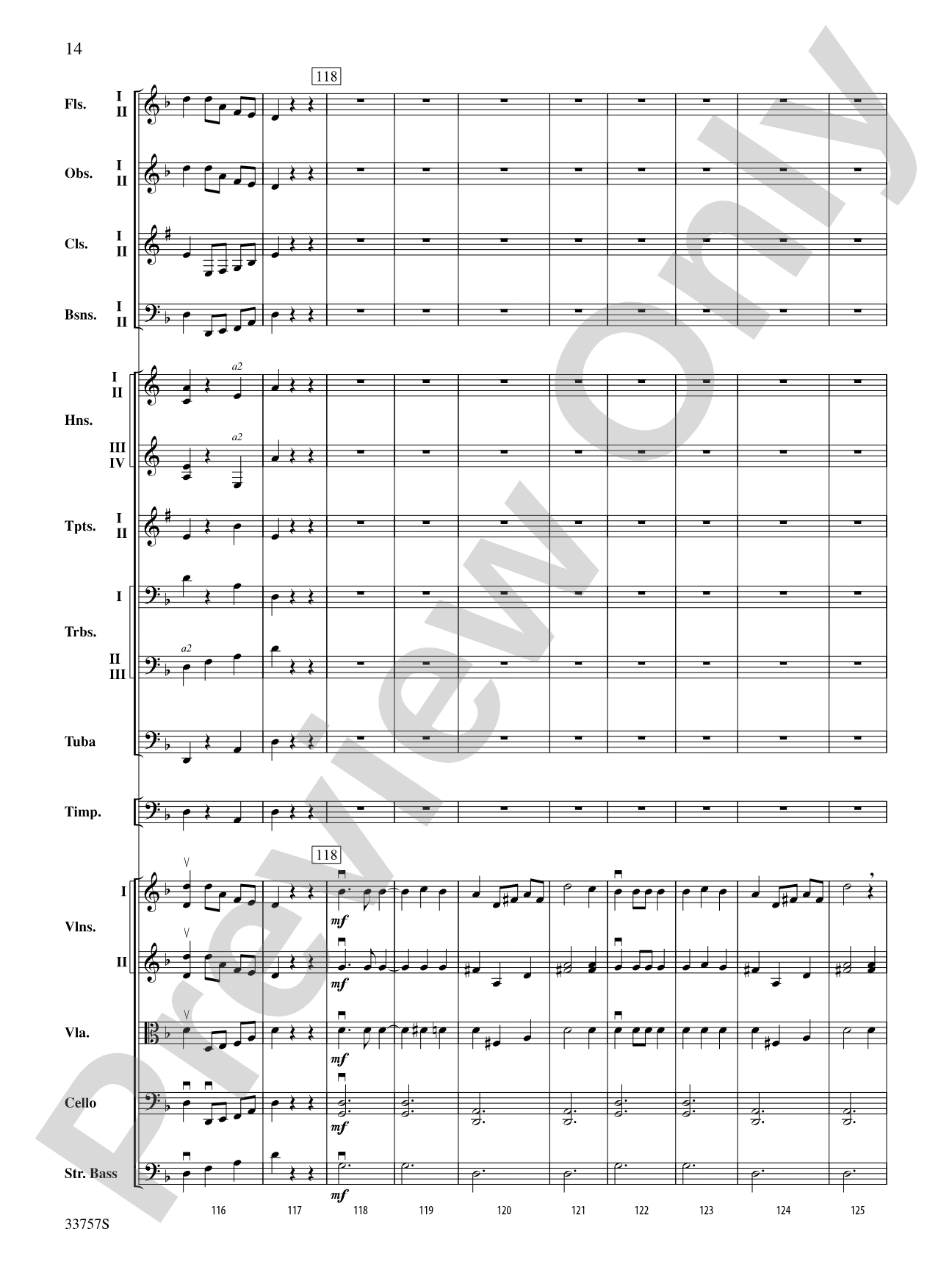 The Quest: Full Orchestra Conductor Score & Parts