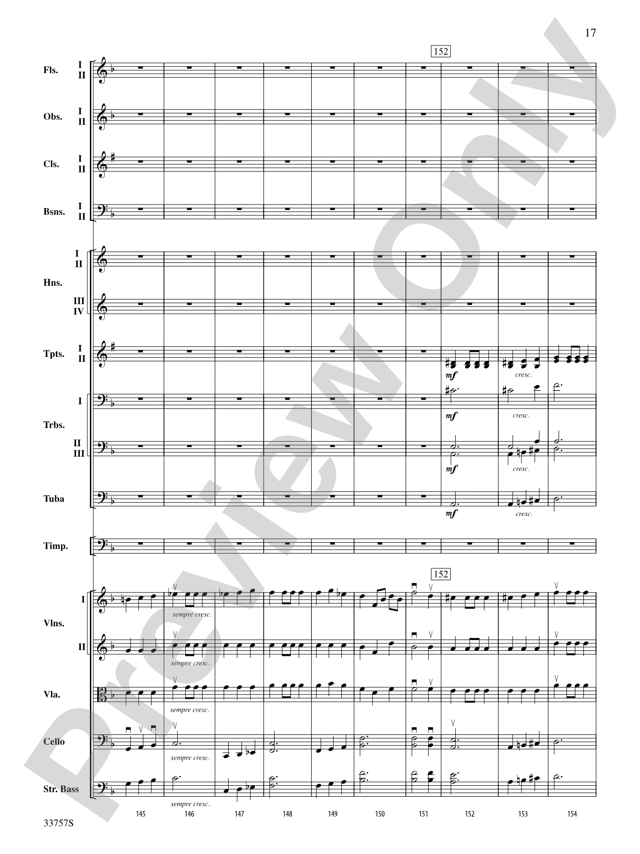 The Quest: Full Orchestra Conductor Score & Parts