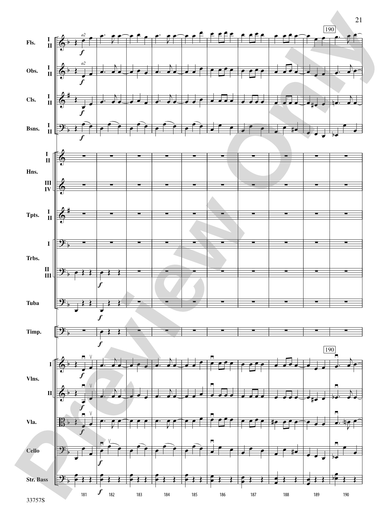 The Quest: Full Orchestra Conductor Score & Parts