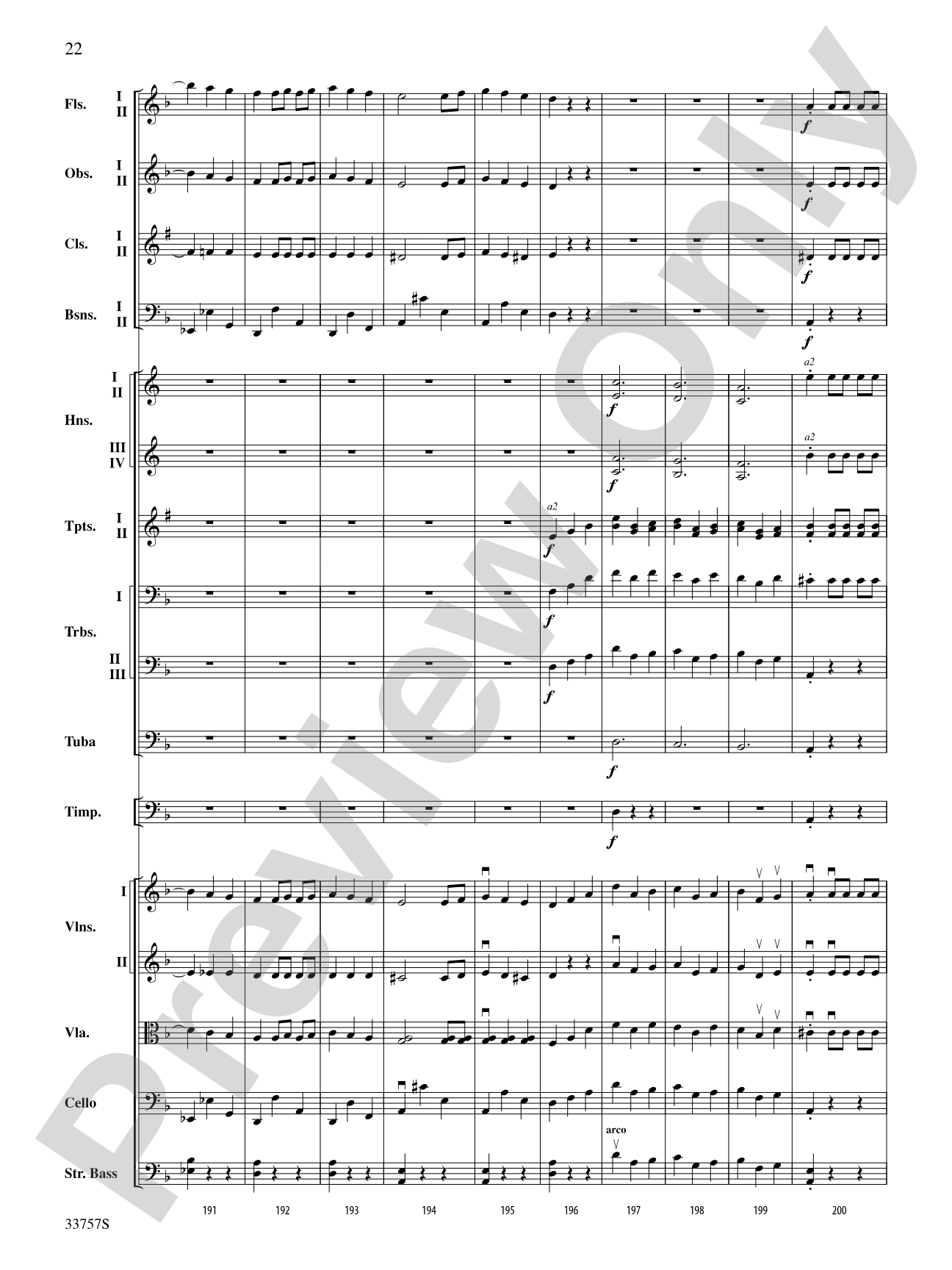 The Quest: Full Orchestra Conductor Score & Parts