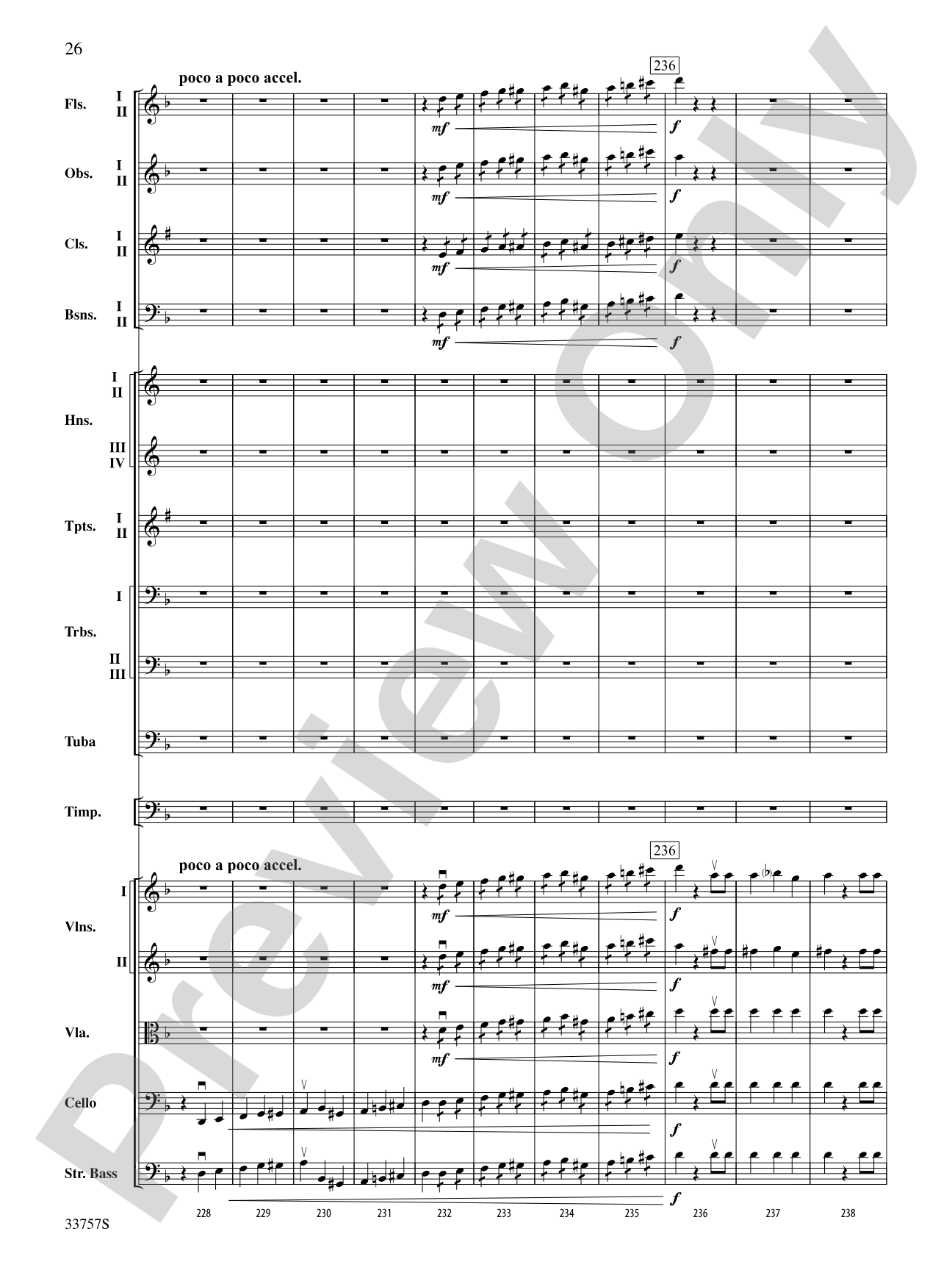 The Quest: Full Orchestra Conductor Score & Parts