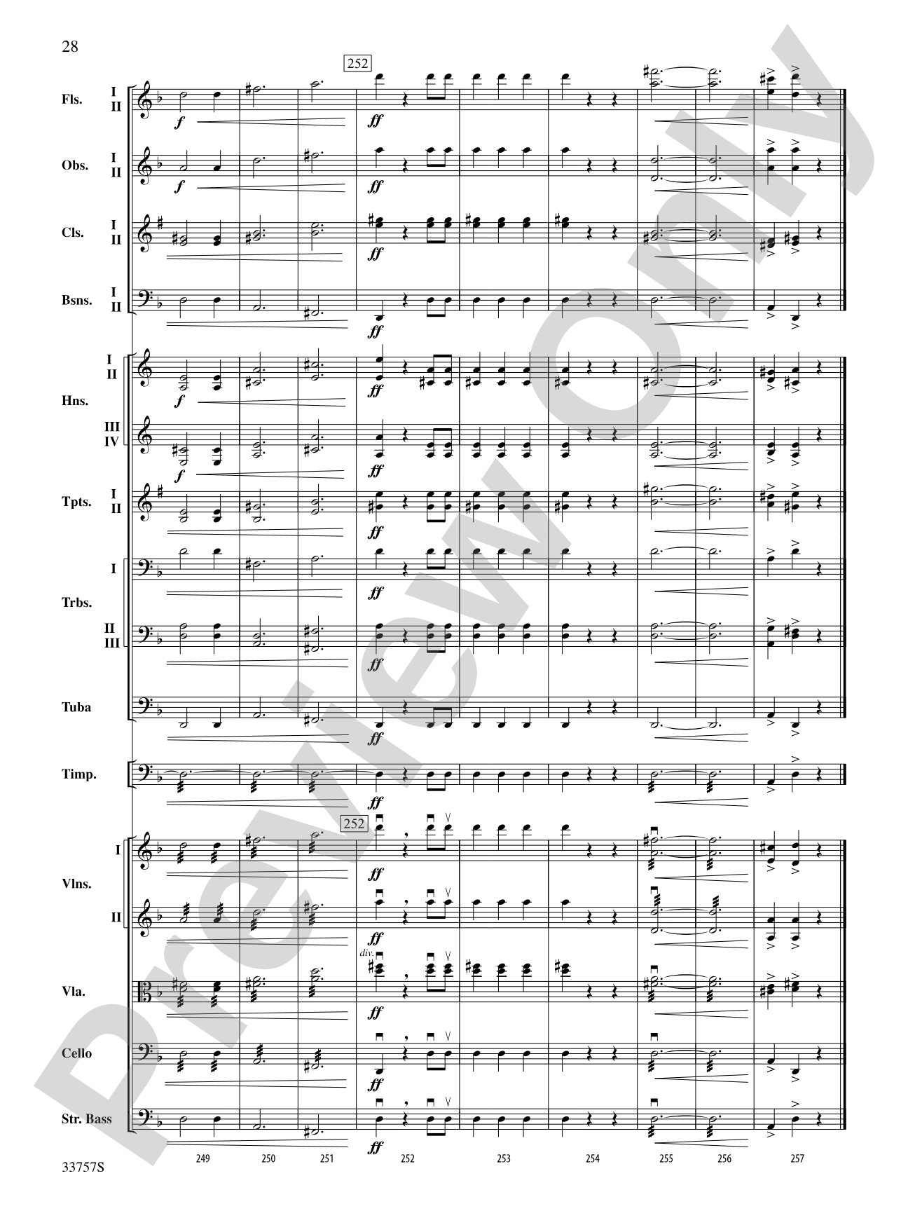 The Quest: Full Orchestra Conductor Score & Parts