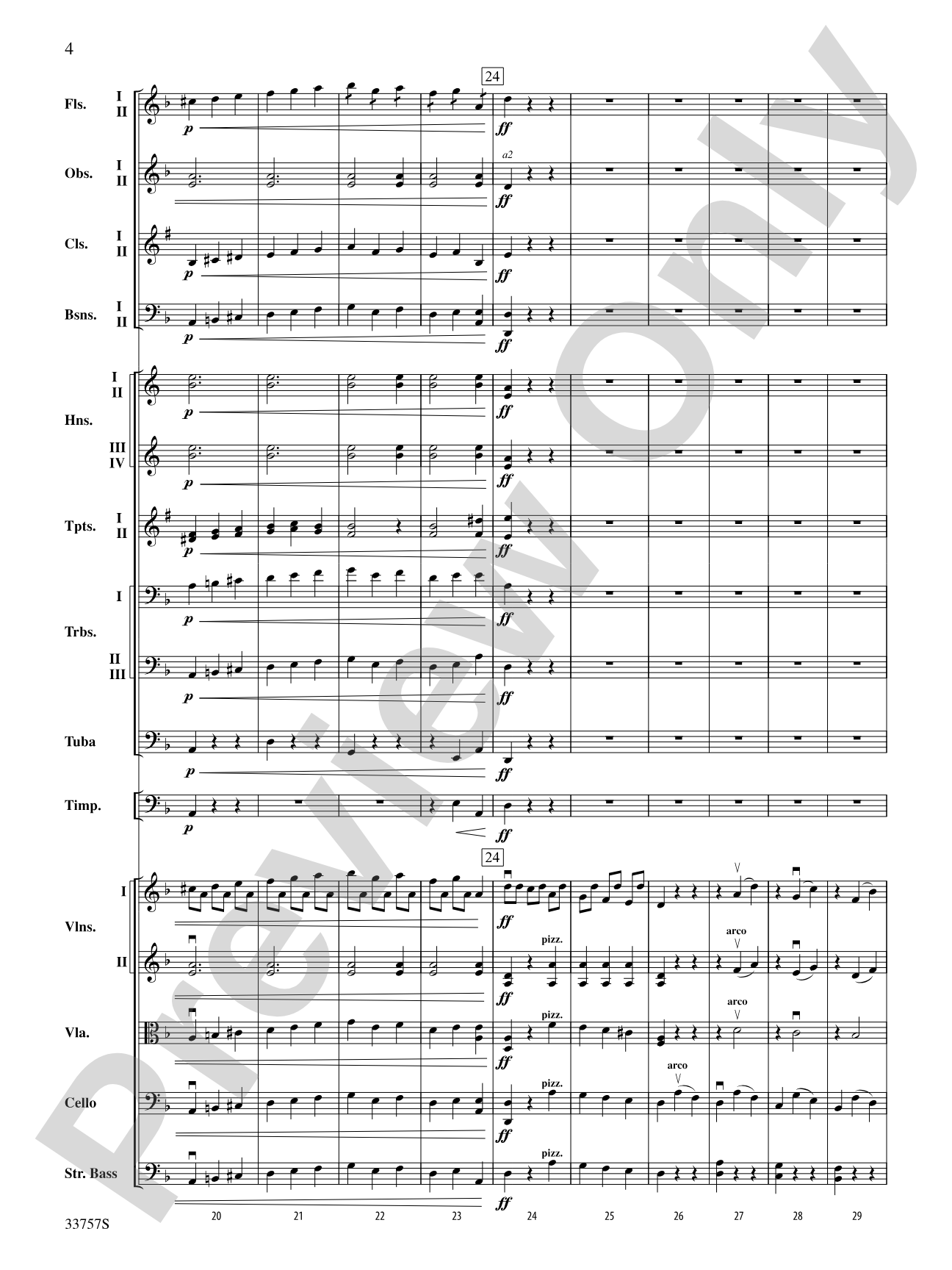 The Quest: Full Orchestra Conductor Score & Parts