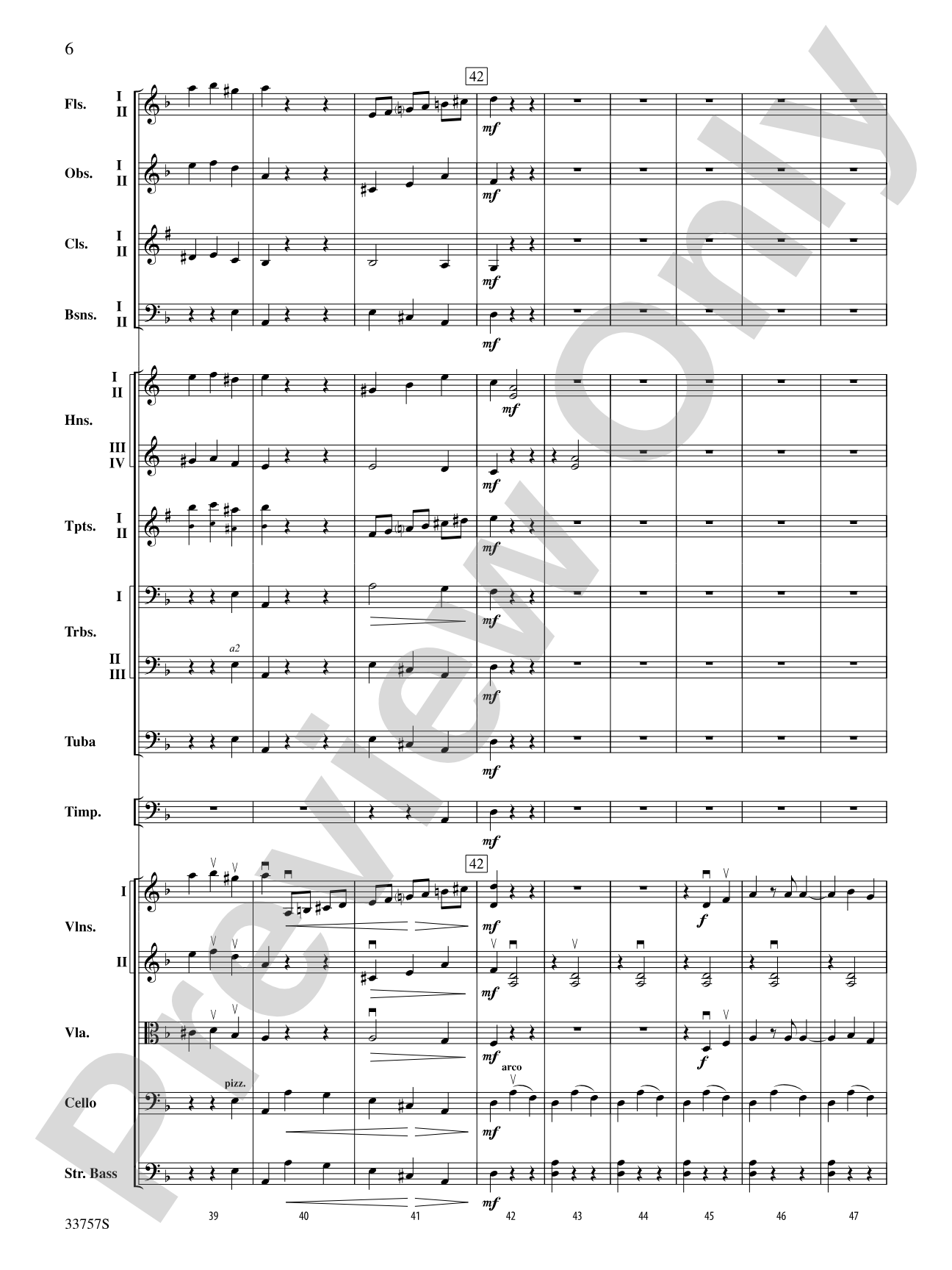 The Quest: Full Orchestra Conductor Score & Parts