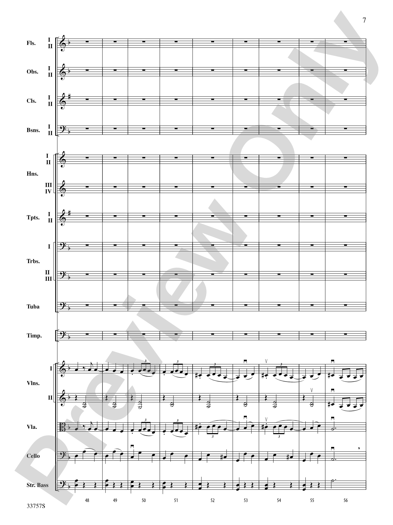 The Quest: Full Orchestra Conductor Score & Parts