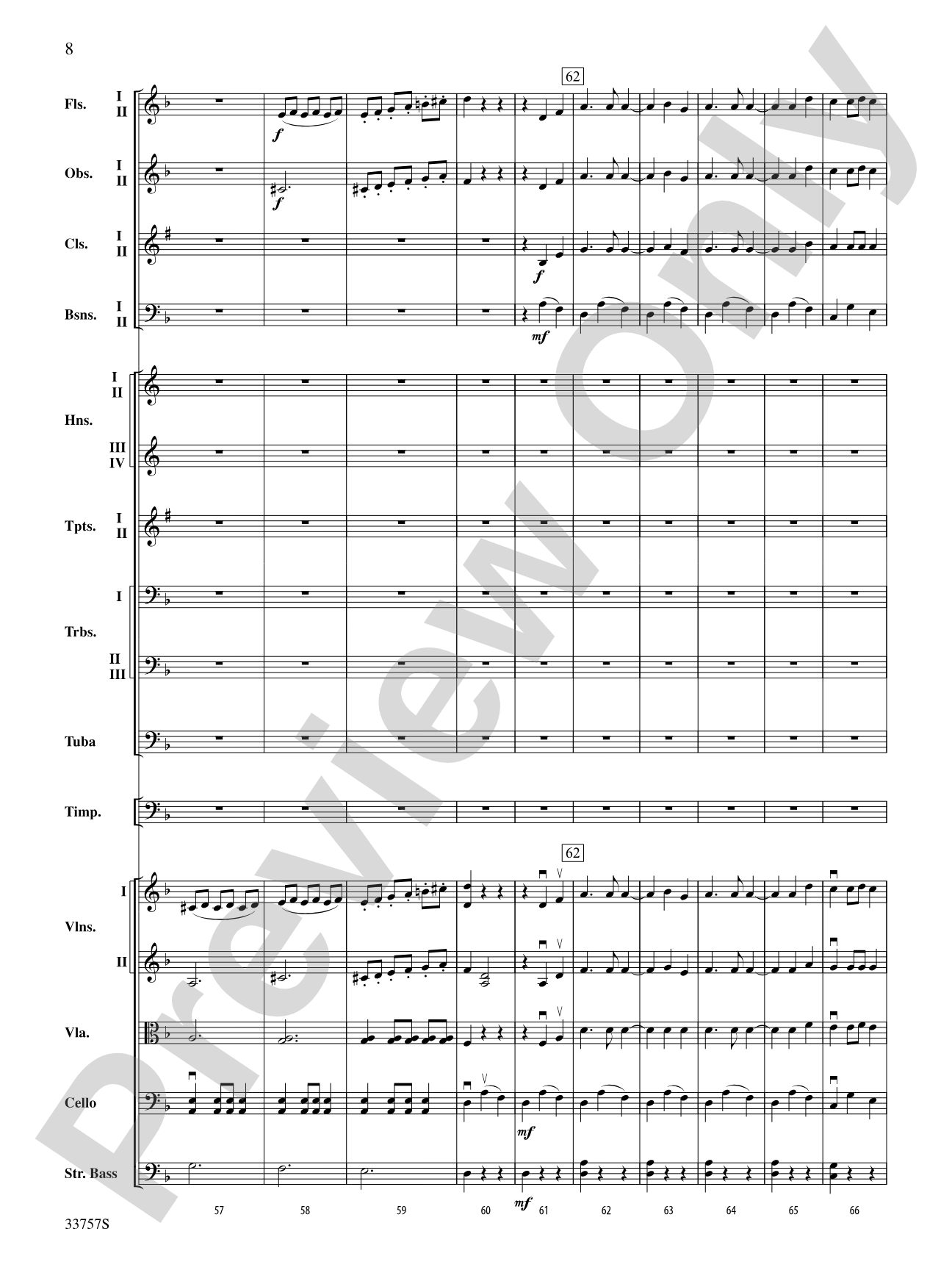 The Quest: Full Orchestra Conductor Score & Parts