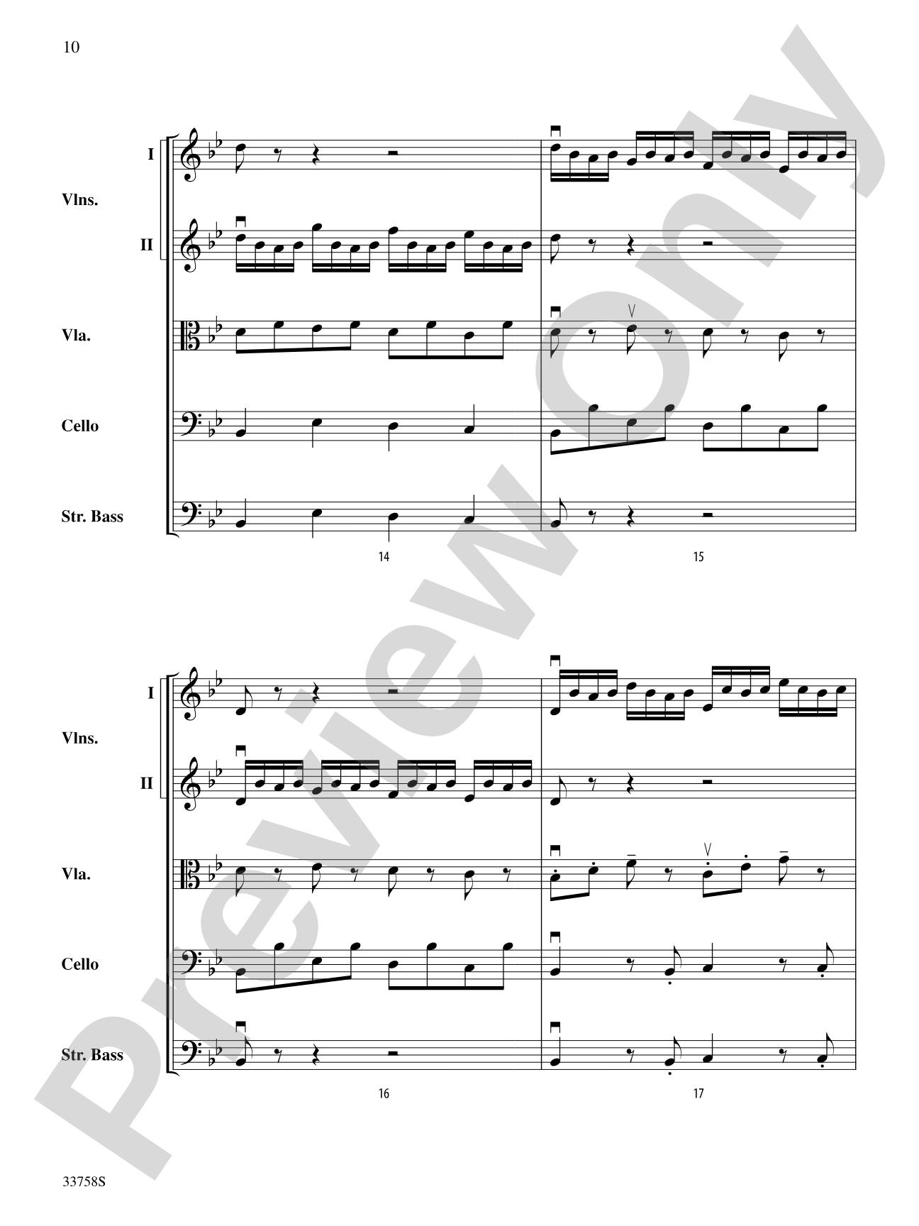 Two English Voluntaries: String Orchestra Conductor Score & Parts
