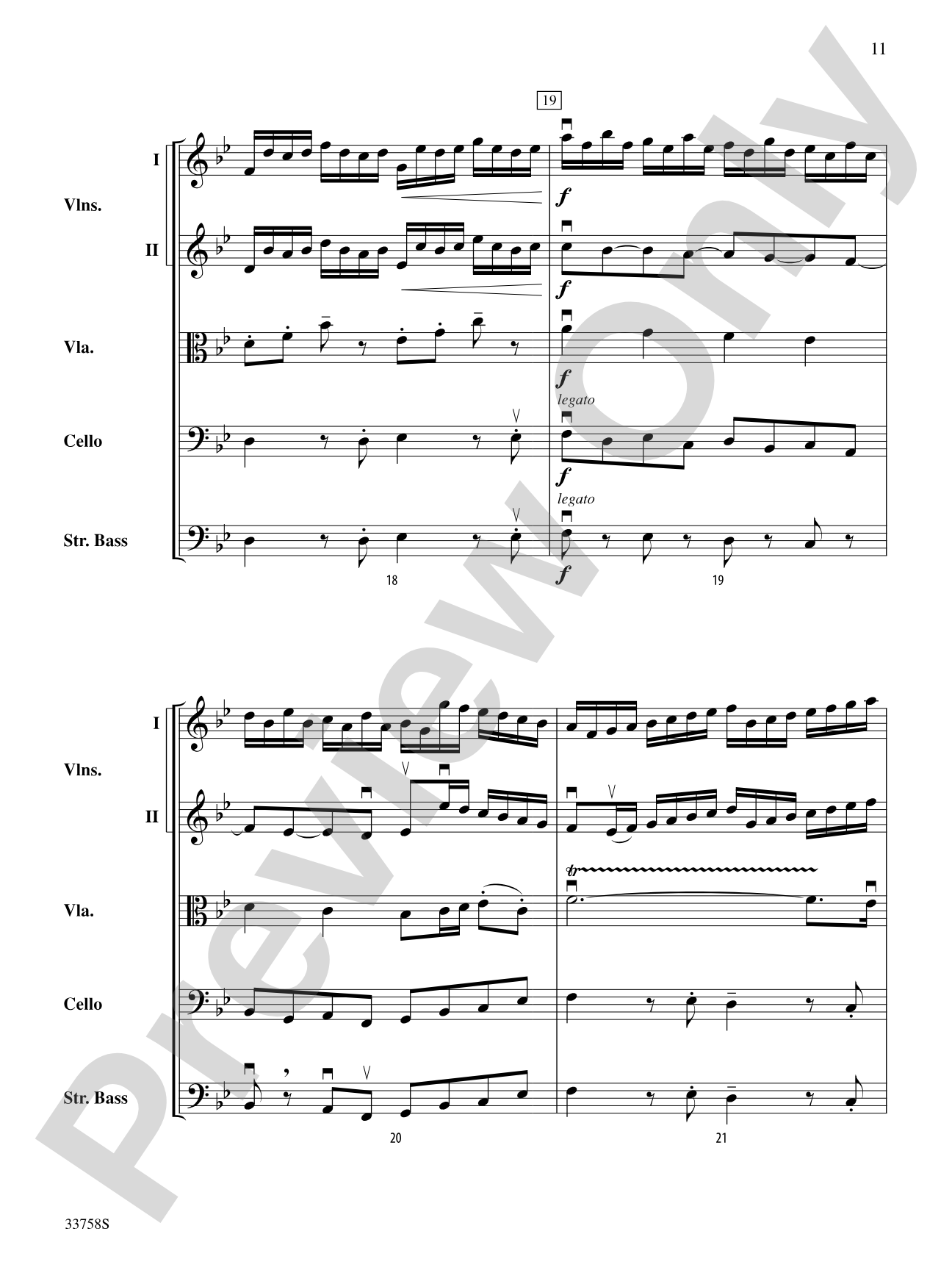 Two English Voluntaries: String Orchestra Conductor Score & Parts