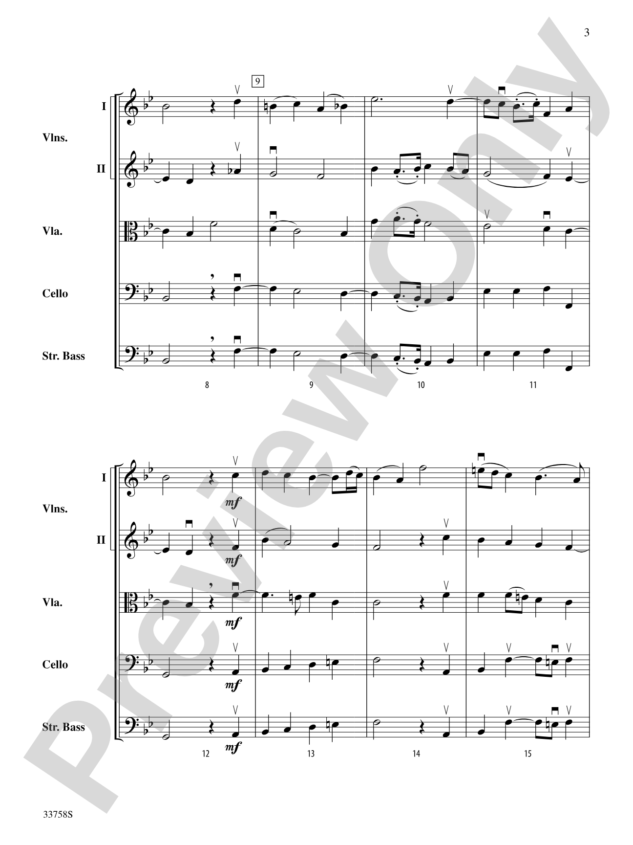 Two English Voluntaries: String Orchestra Conductor Score & Parts