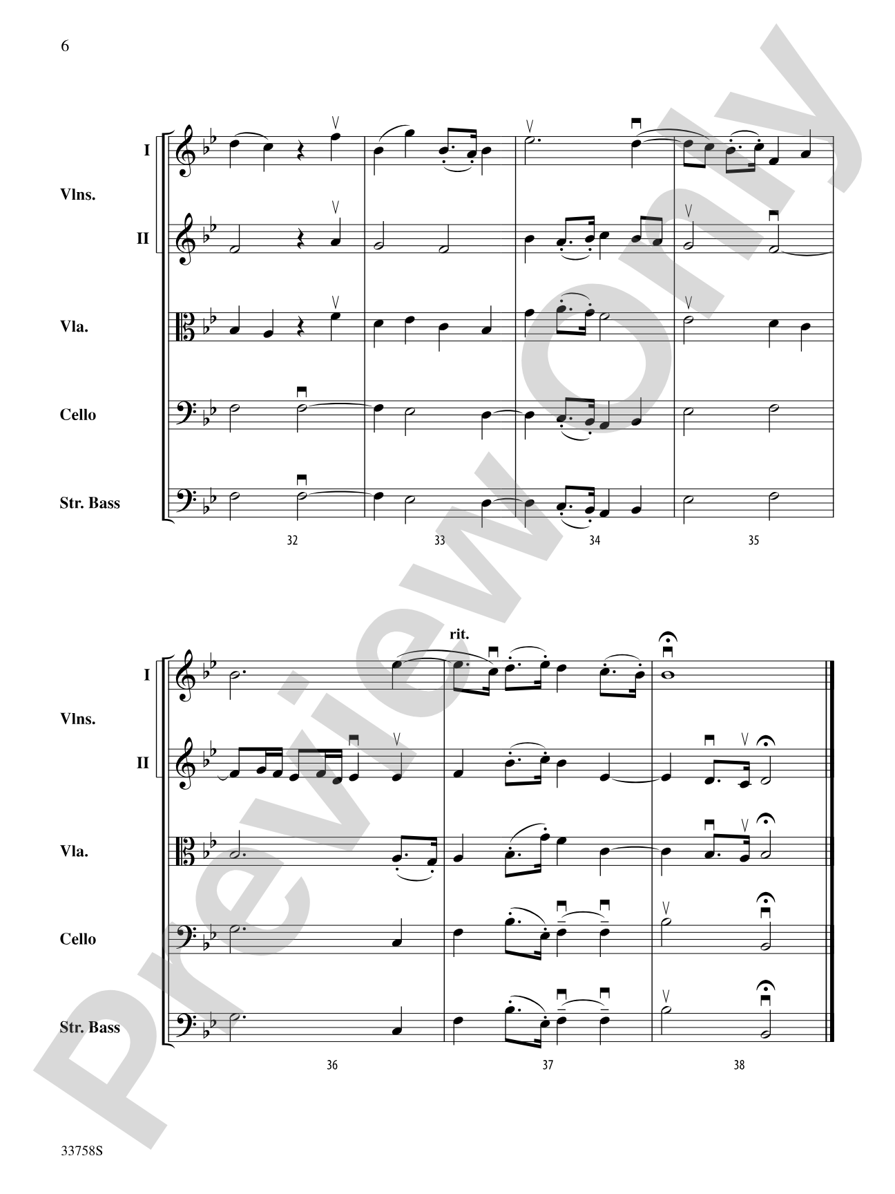 Two English Voluntaries: String Orchestra Conductor Score & Parts