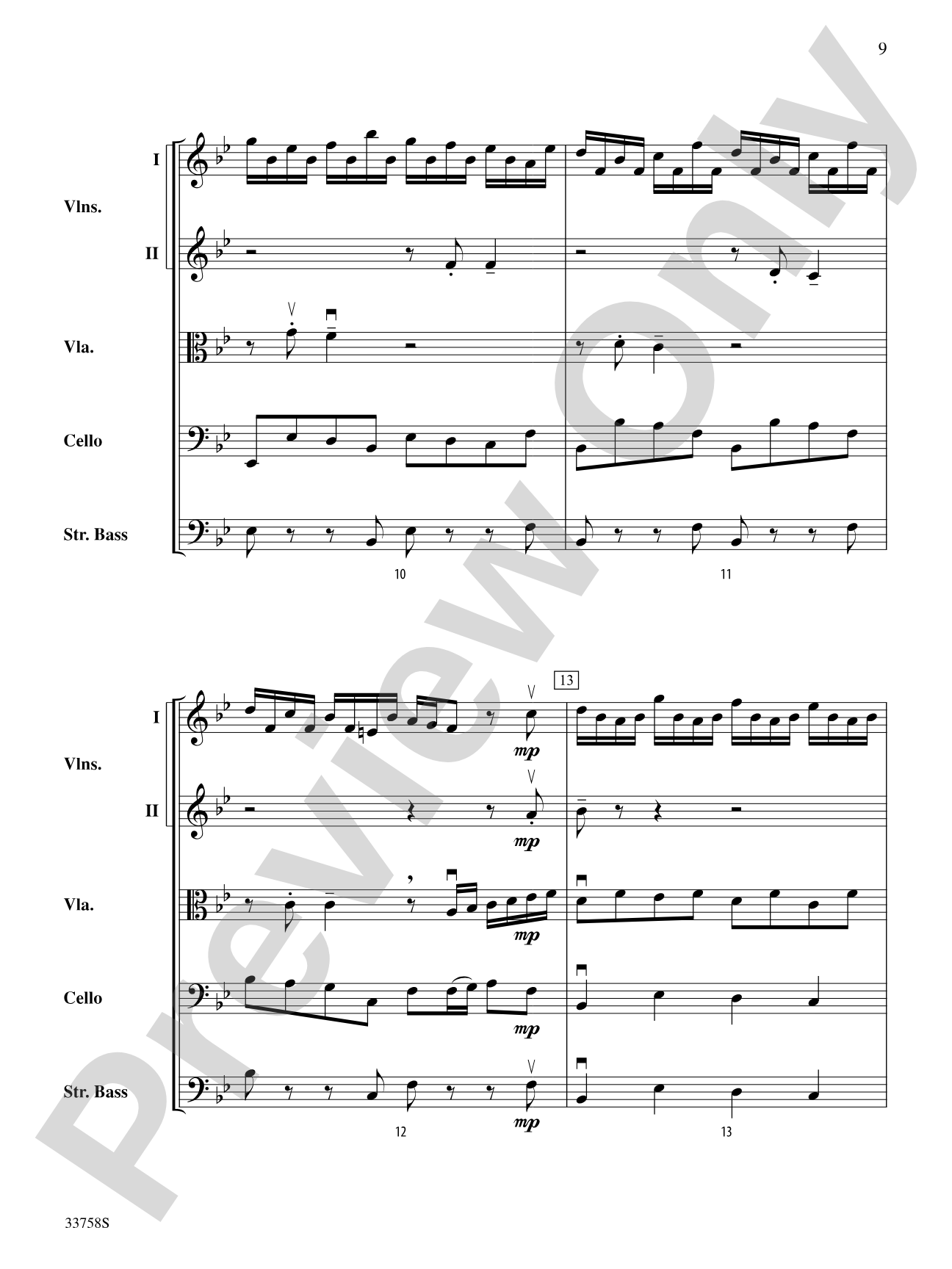 Two English Voluntaries: String Orchestra Conductor Score & Parts