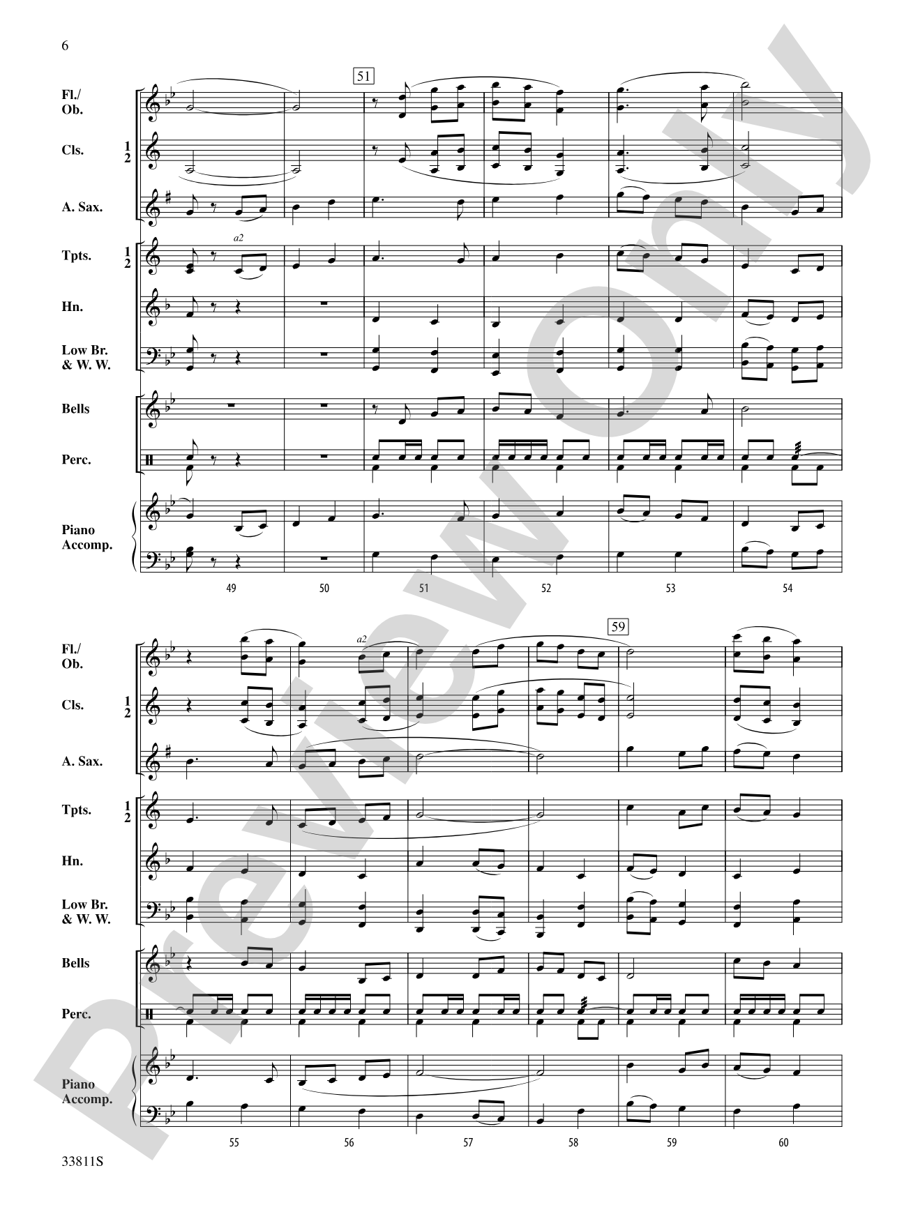 Cold Brook March: Concert Band Conductor Score & Parts