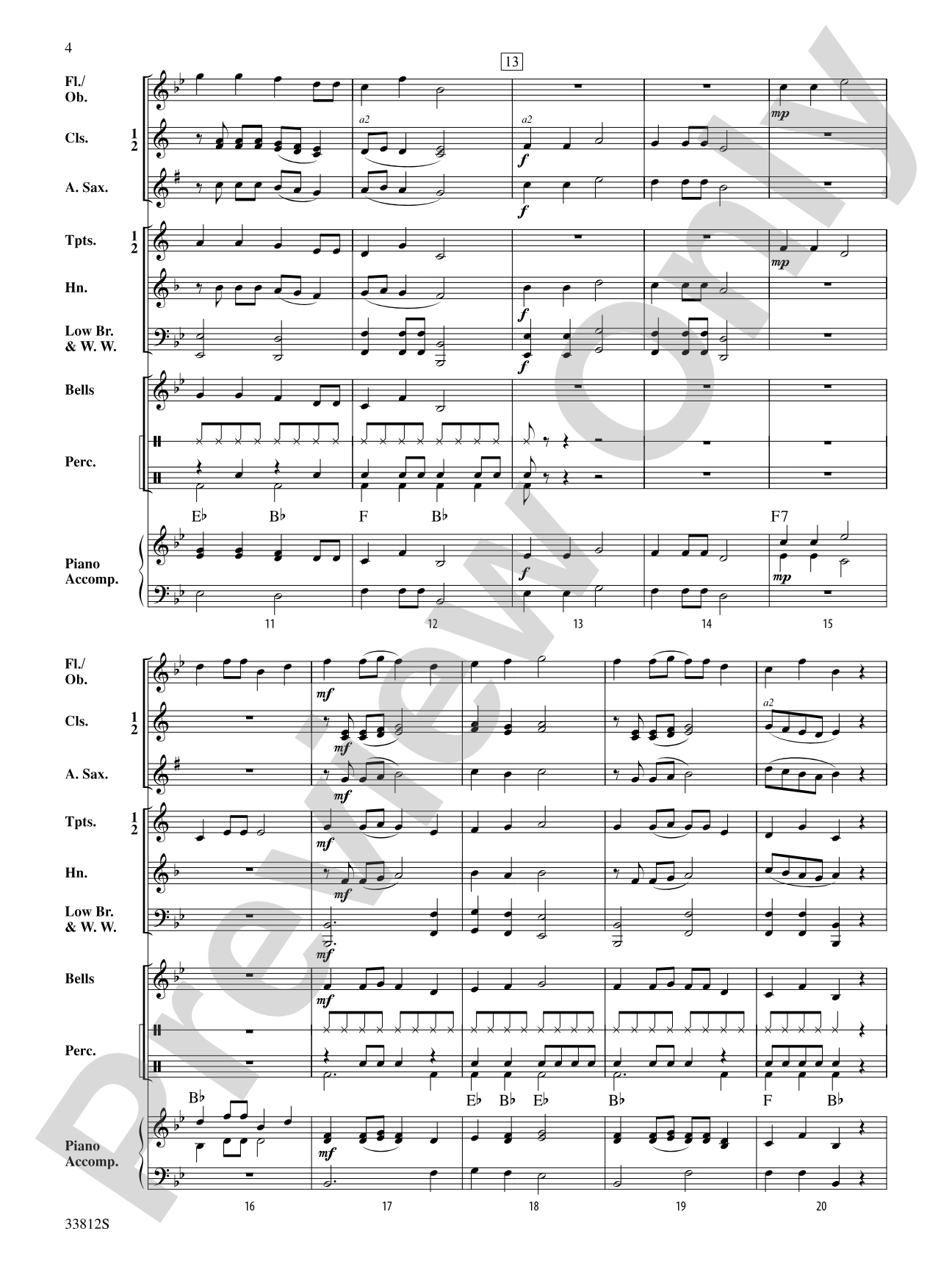 It's Holiday Time: Concert Band Conductor Score & Parts