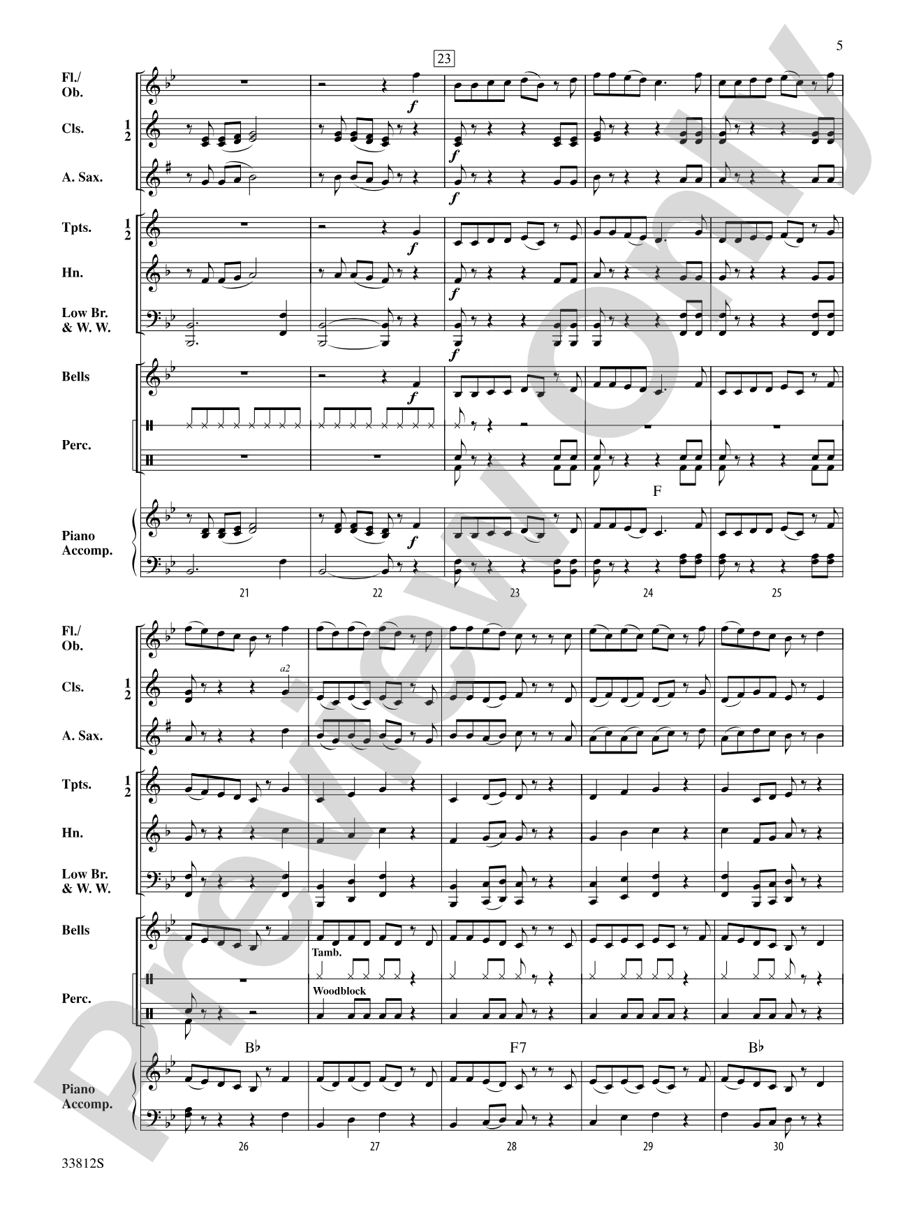It's Holiday Time: Concert Band Conductor Score & Parts