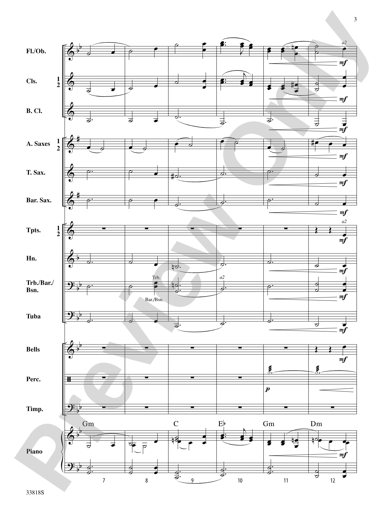 A Canadian Ballad: Concert Band Conductor Score & Parts