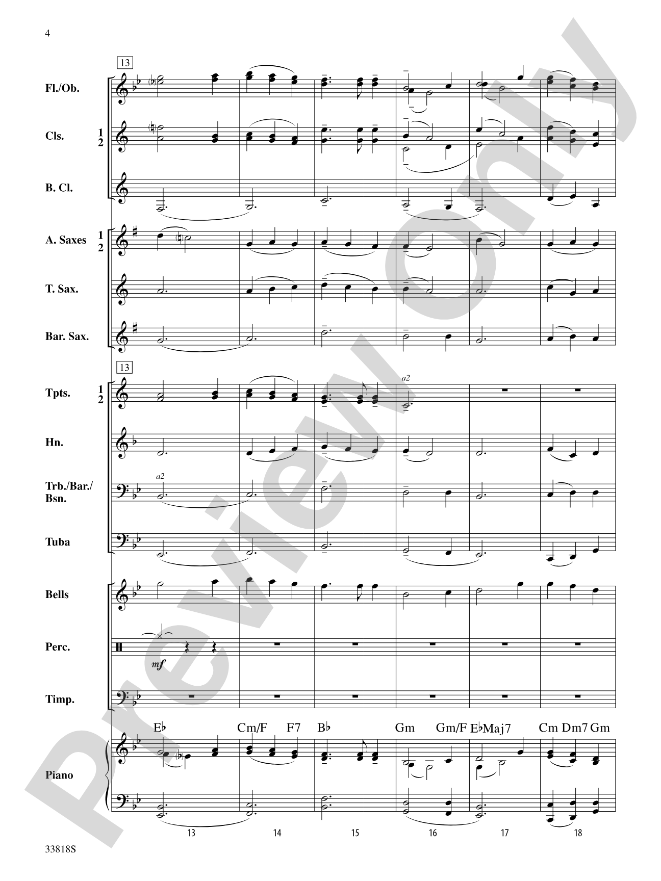 A Canadian Ballad: Concert Band Conductor Score & Parts