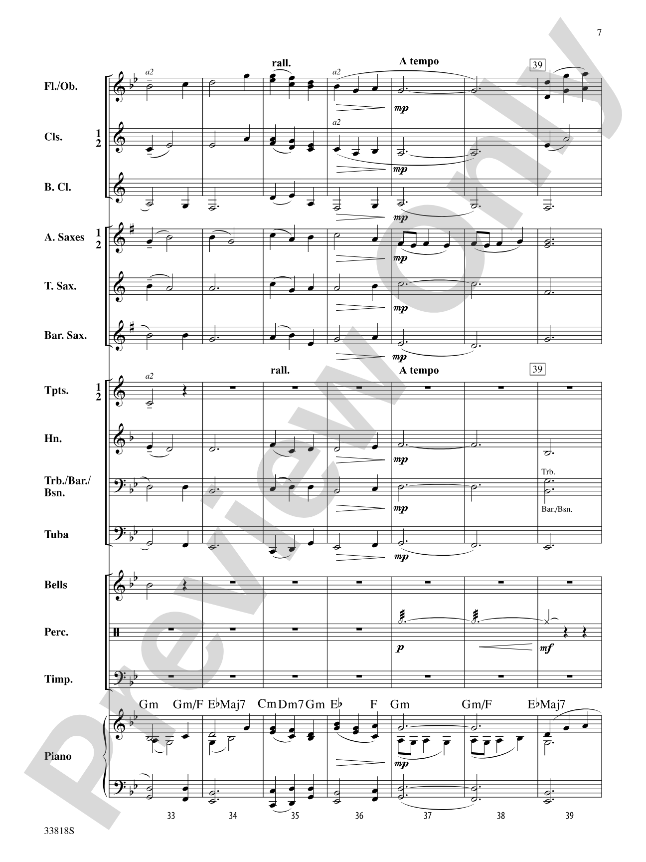 A Canadian Ballad: Concert Band Conductor Score & Parts