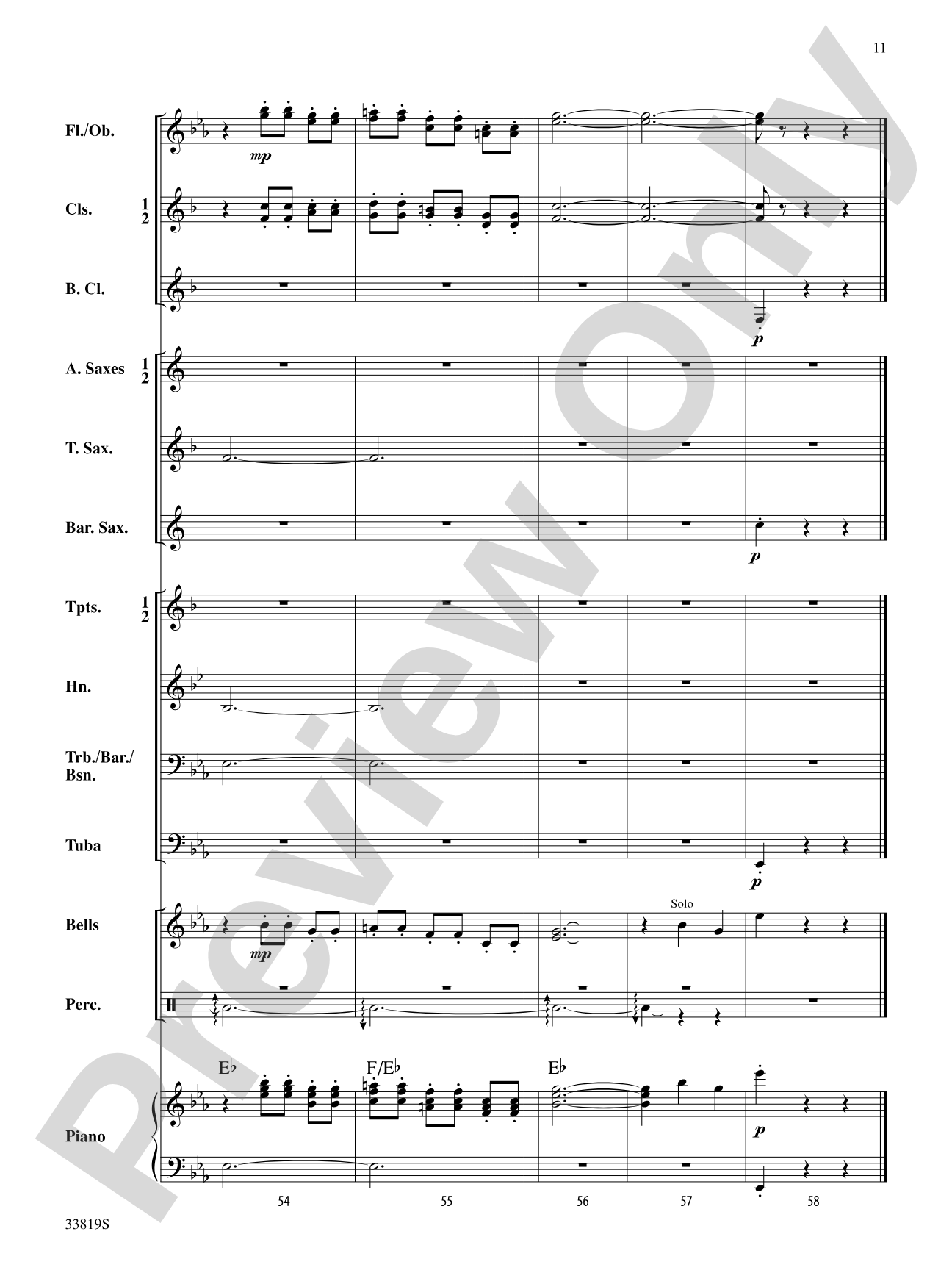 Snow Globe: Concert Band Conductor Score & Parts