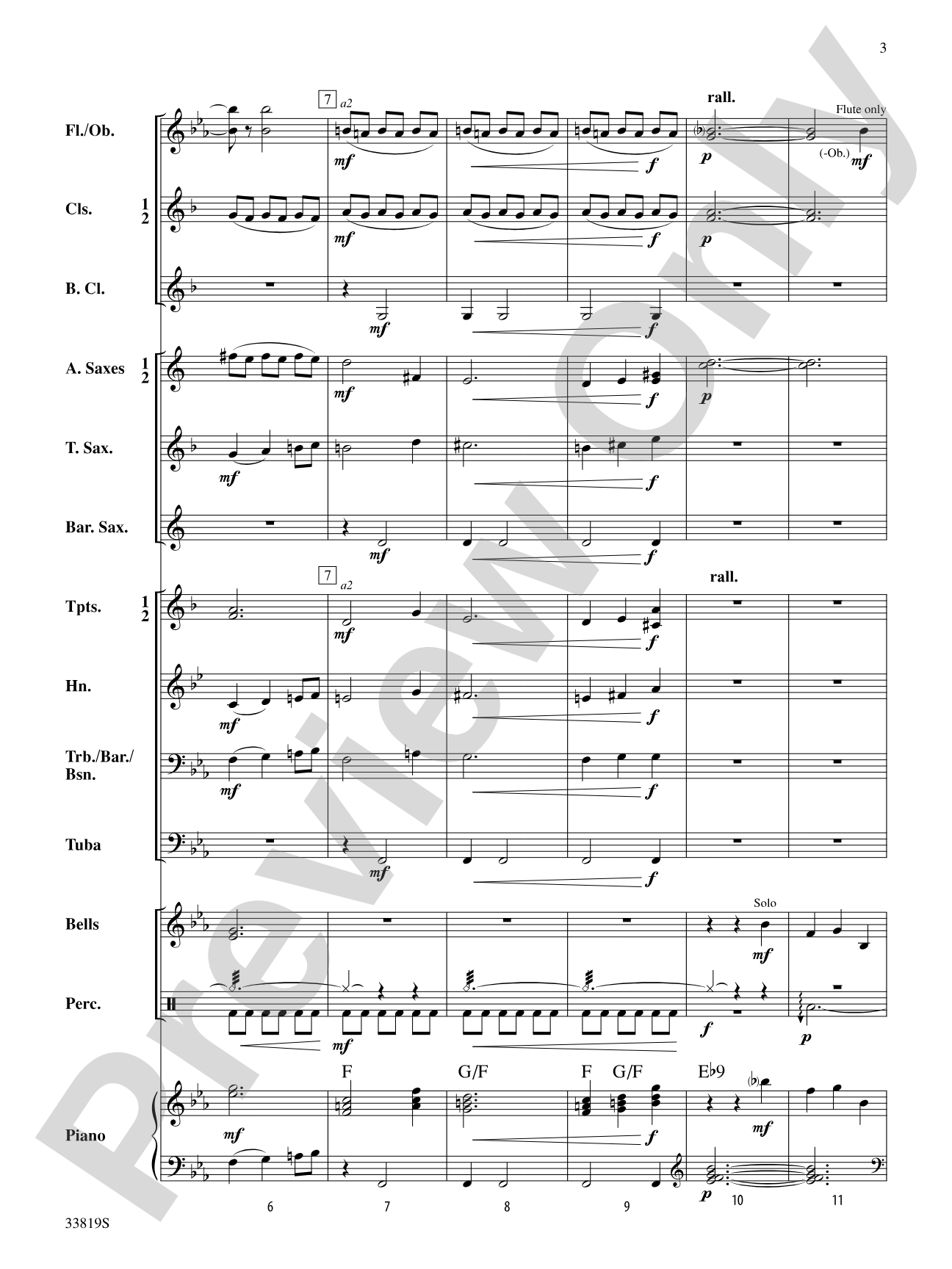 Snow Globe: Concert Band Conductor Score & Parts