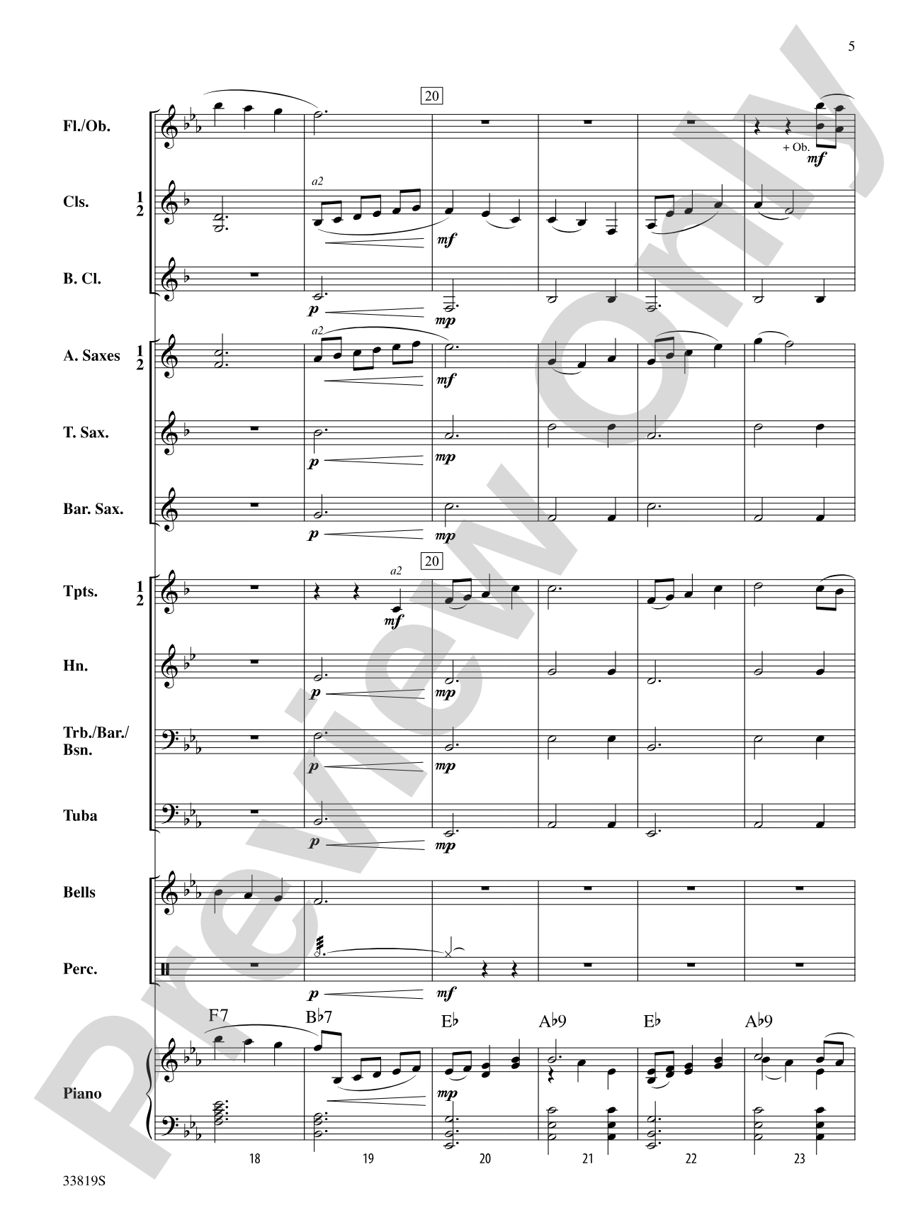 Snow Globe: Concert Band Conductor Score & Parts