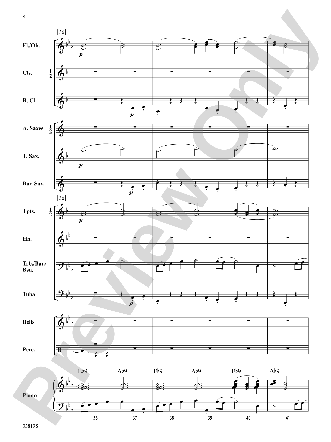 Snow Globe: Concert Band Conductor Score & Parts