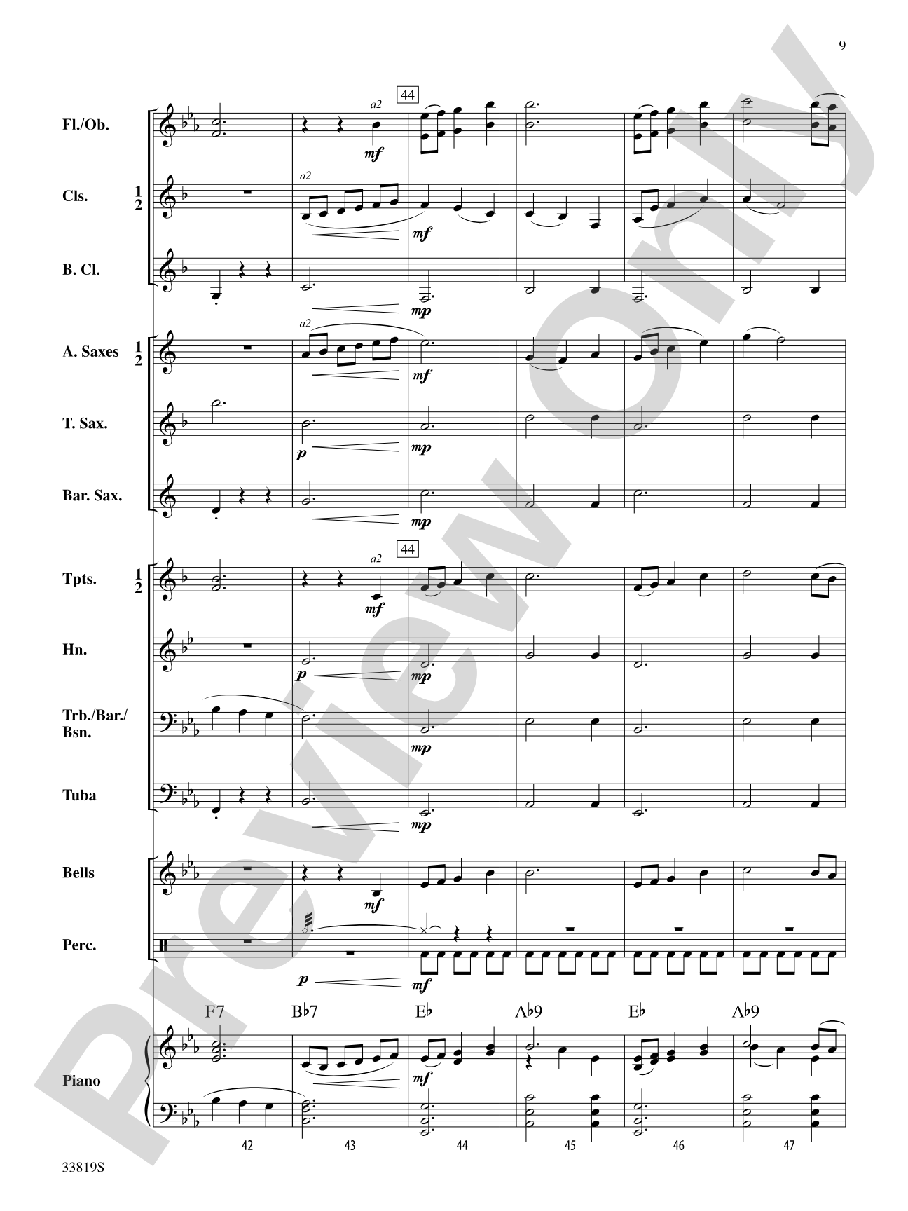 Snow Globe: Concert Band Conductor Score & Parts