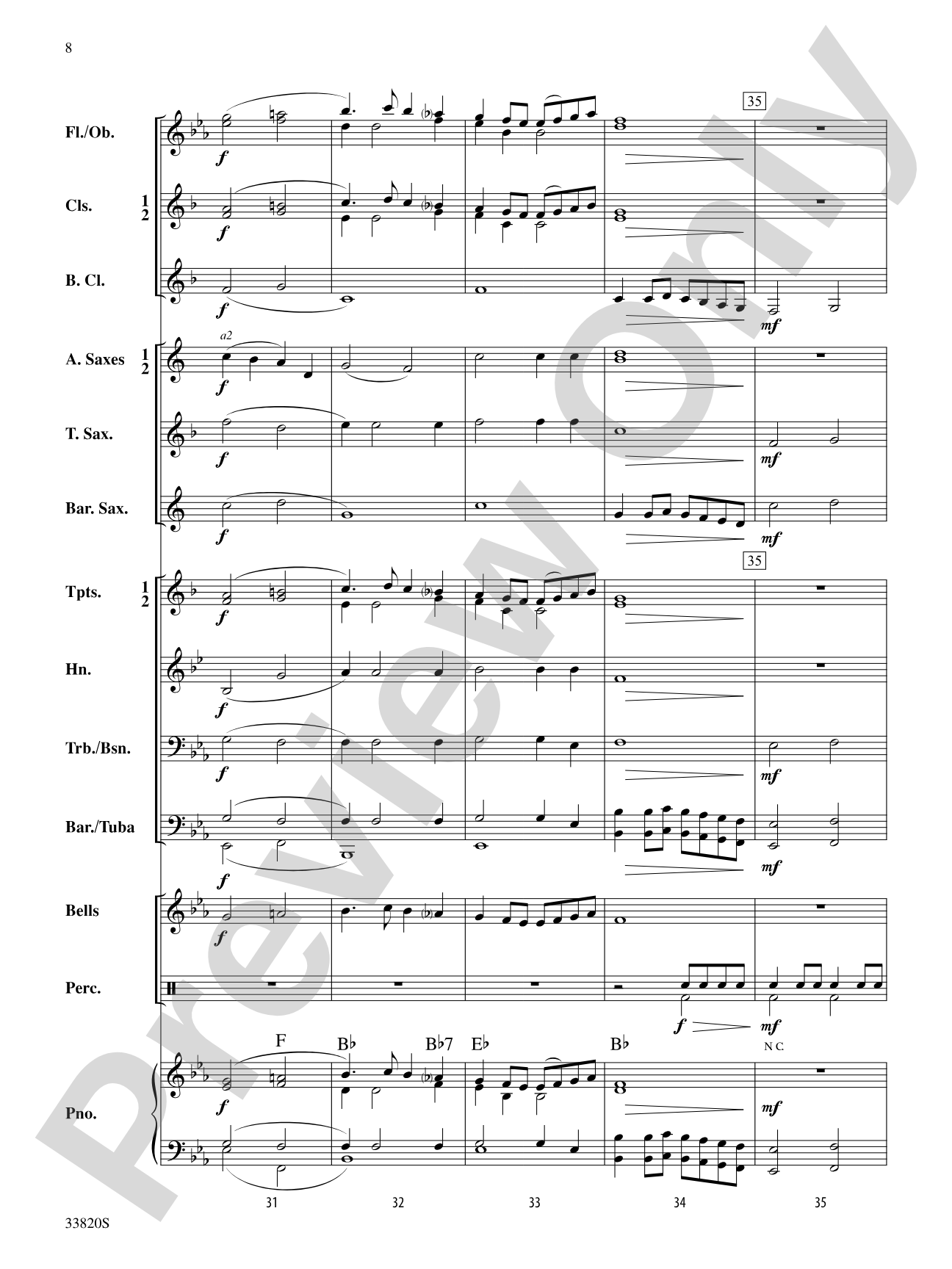 The Prince of Denmark's March: Concert Band Conductor Score & Parts