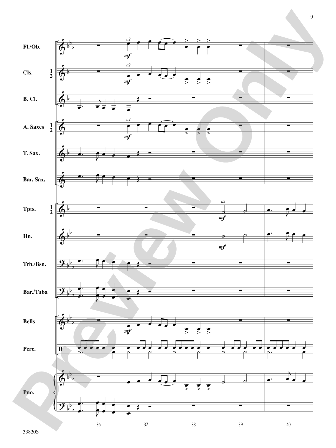 The Prince of Denmark's March: Concert Band Conductor Score & Parts
