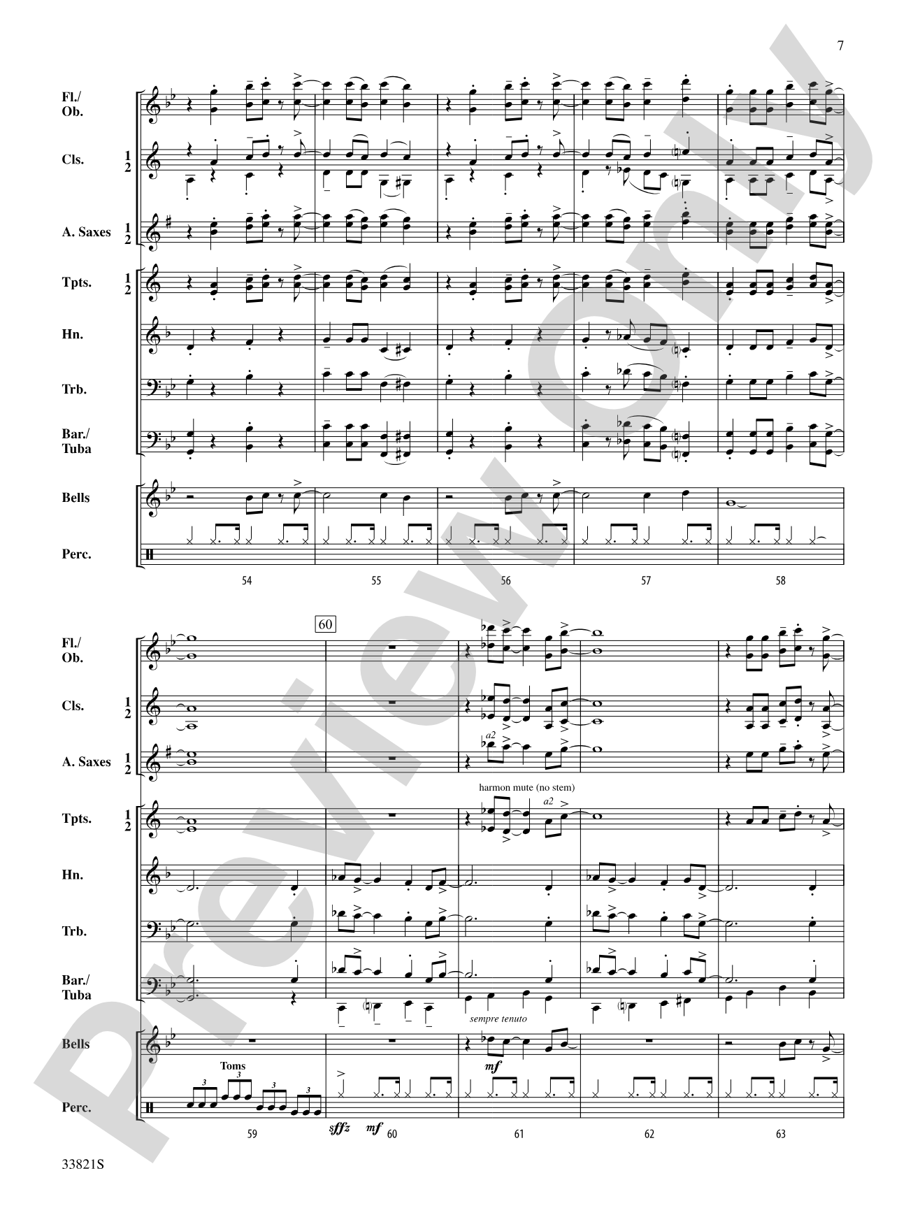 Stay Cool: Concert Band Conductor Score & Parts