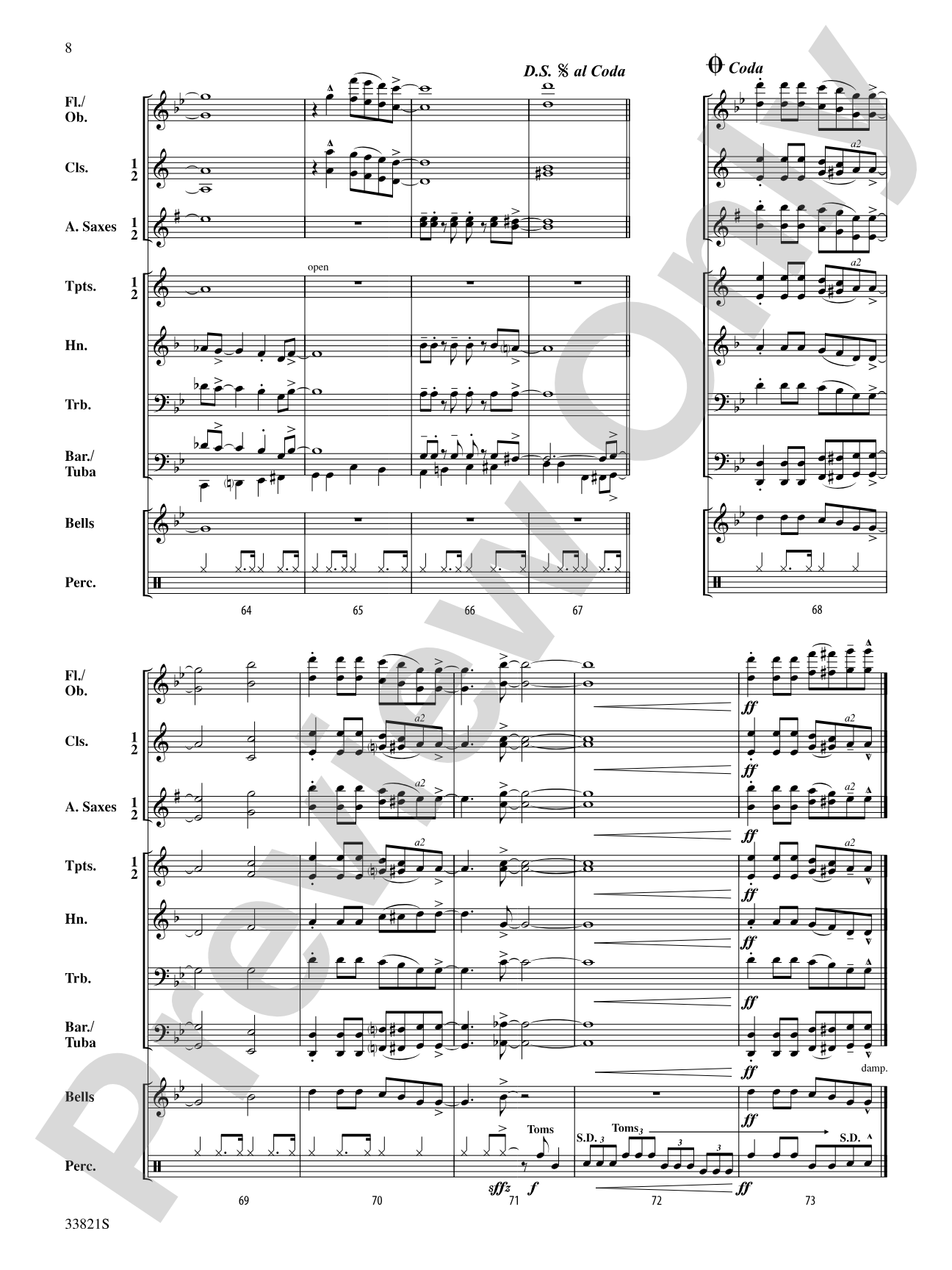 Stay Cool: Concert Band Conductor Score & Parts