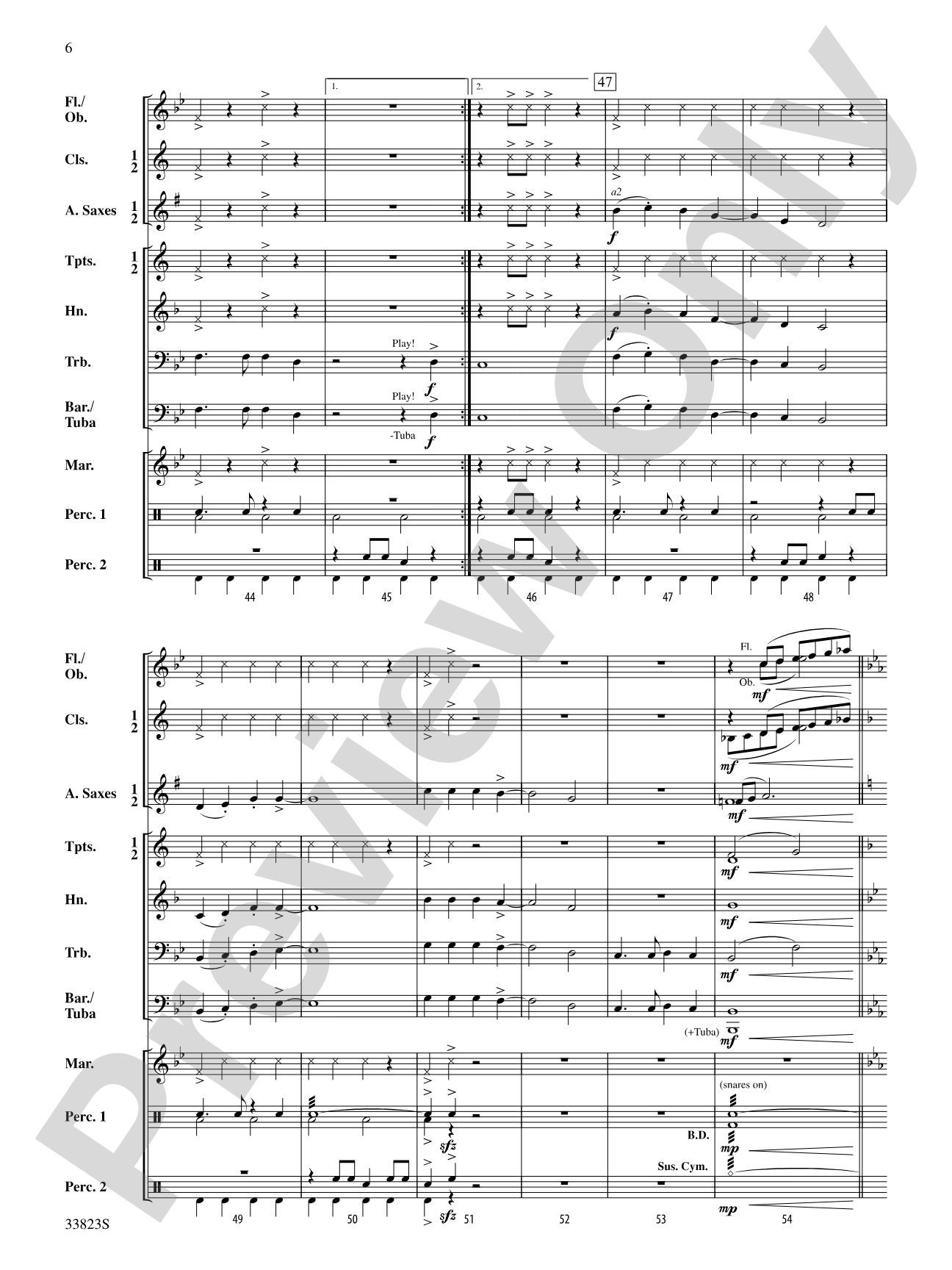 Tu Ungane: Concert Band Conductor Score & Parts