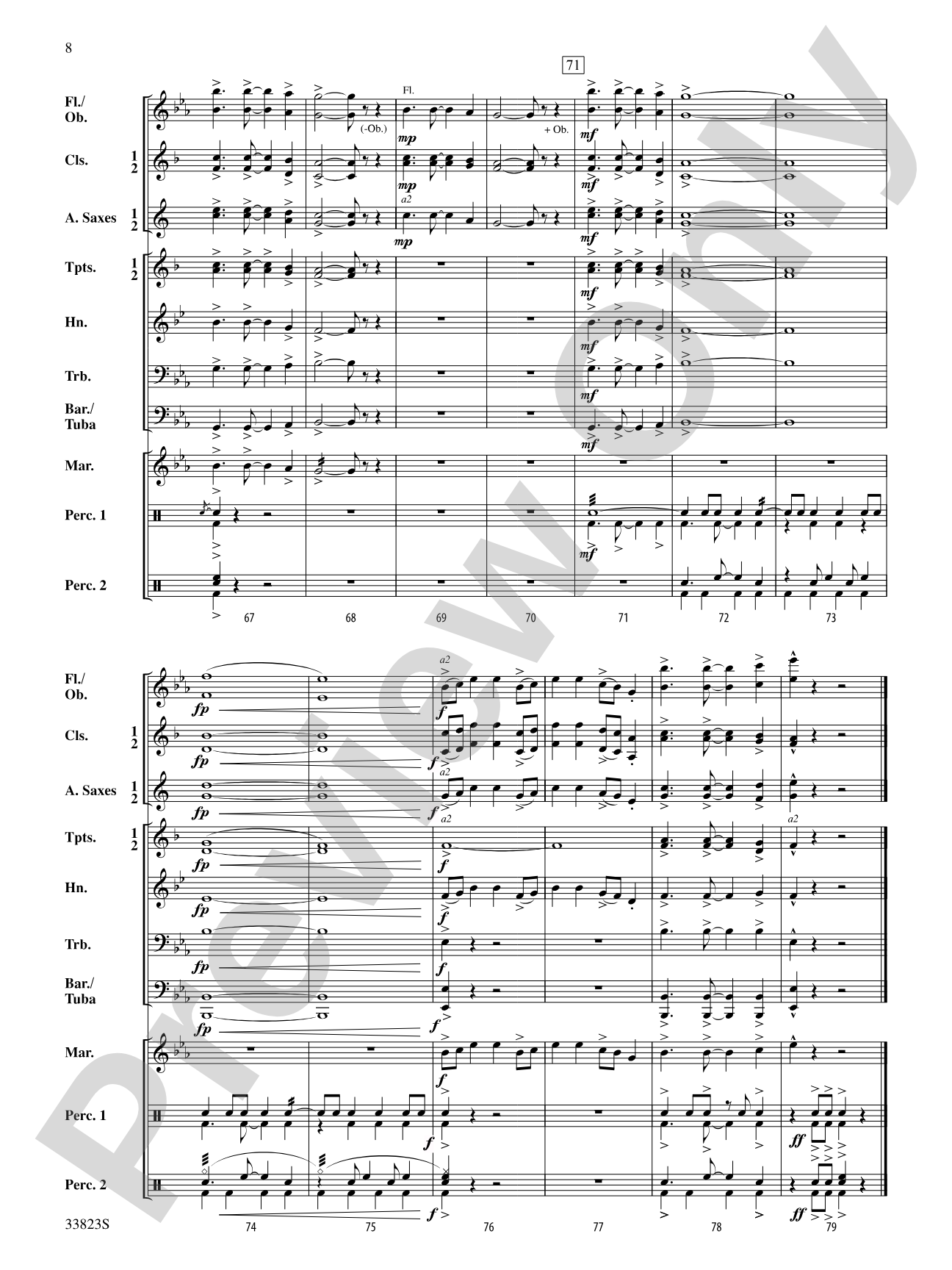 Tu Ungane: Concert Band Conductor Score & Parts